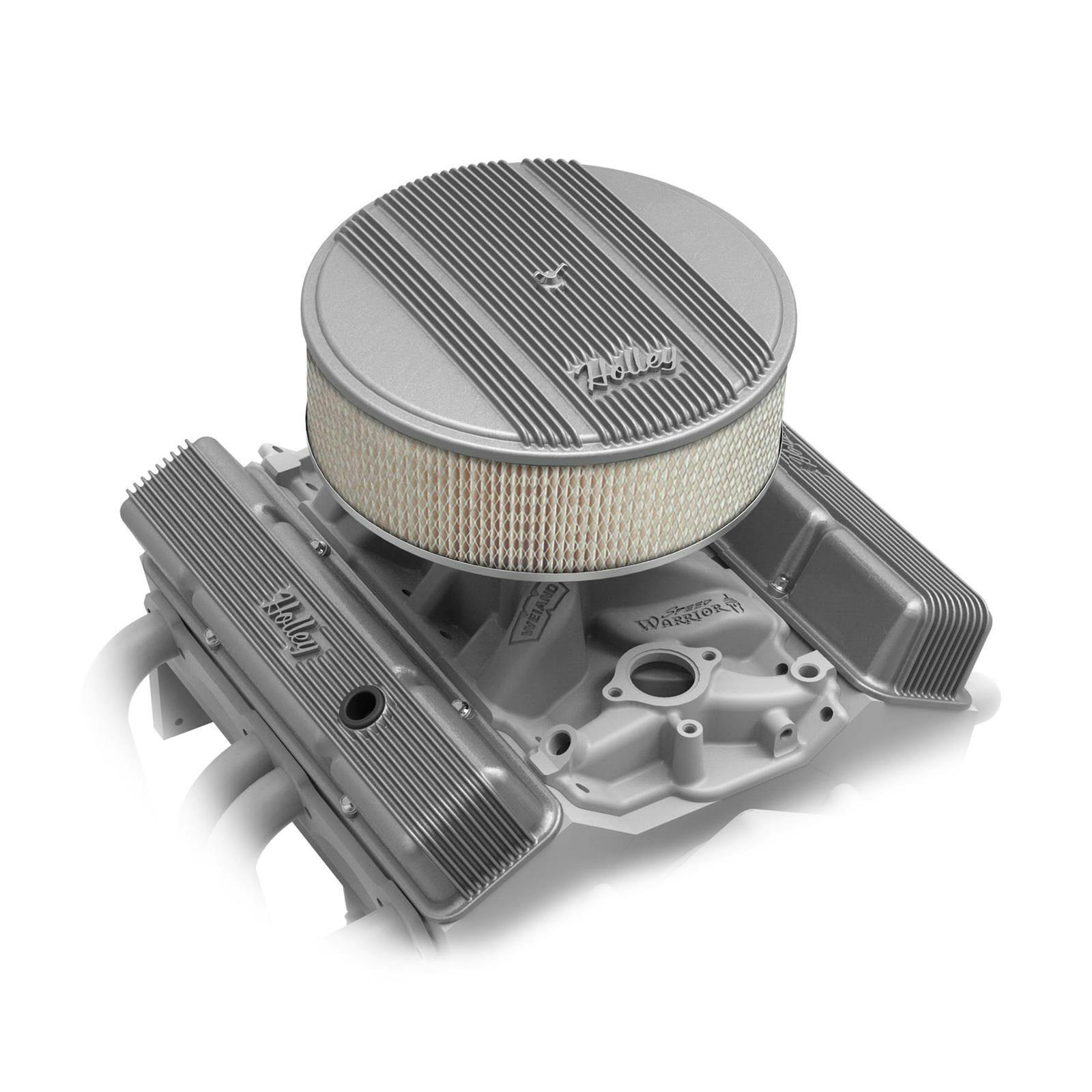 Holley 241-240 1958-1986 SBC Valve Covers w/ Emission Port, Raw