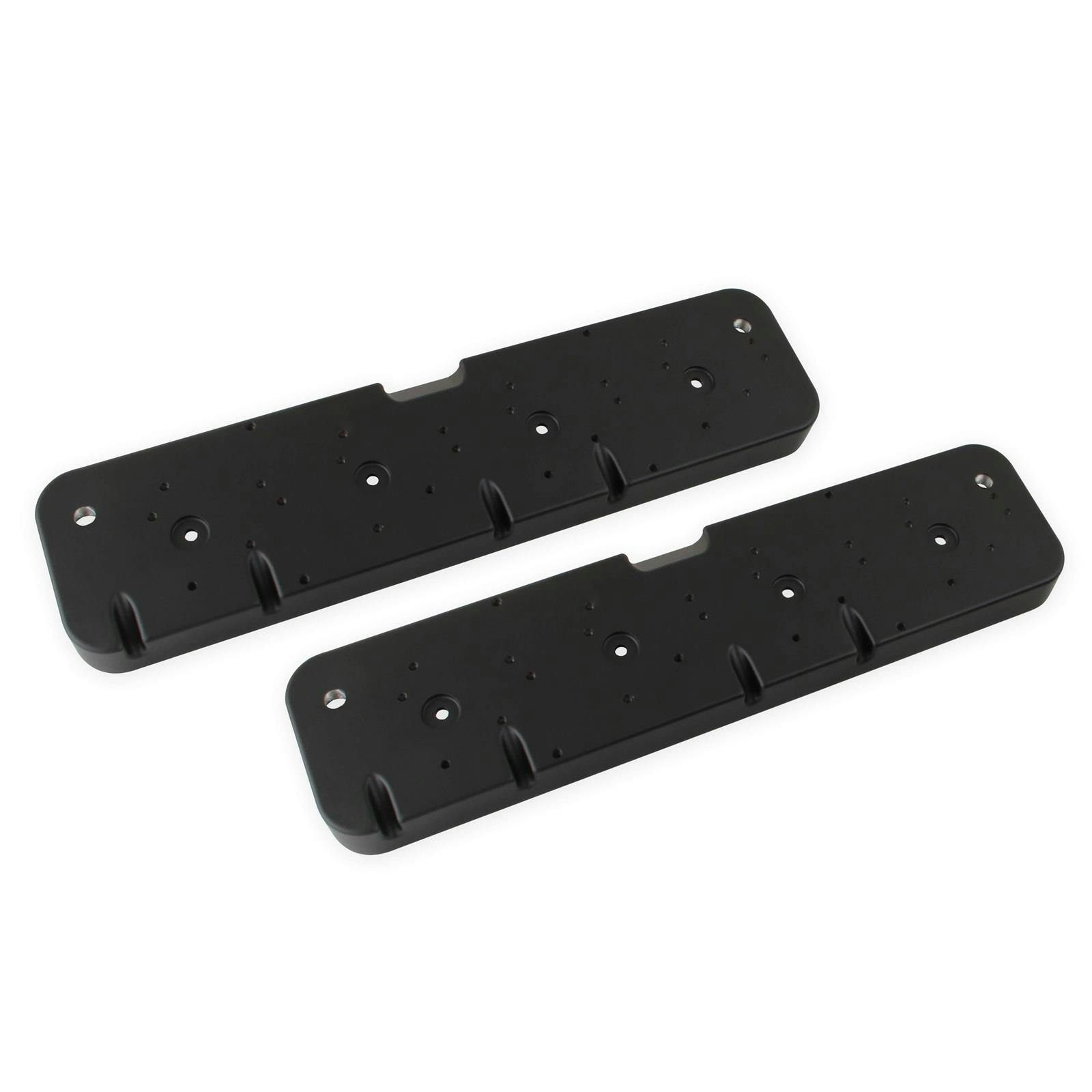 Holley 241-297 LS Valve Cover Adapter Plates, Black