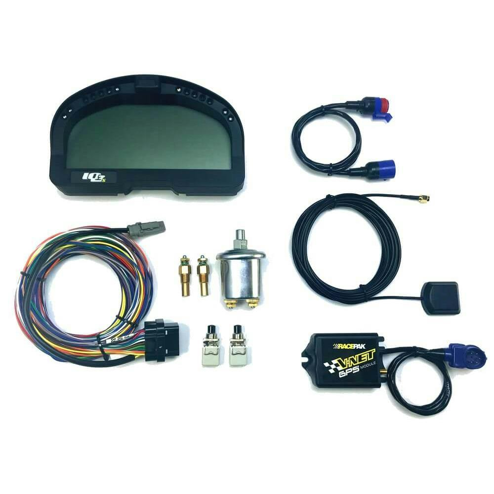 Racepak 250-KT-IQ3SGPS IQ3S Street Dash Bundle with GPS Sensor
