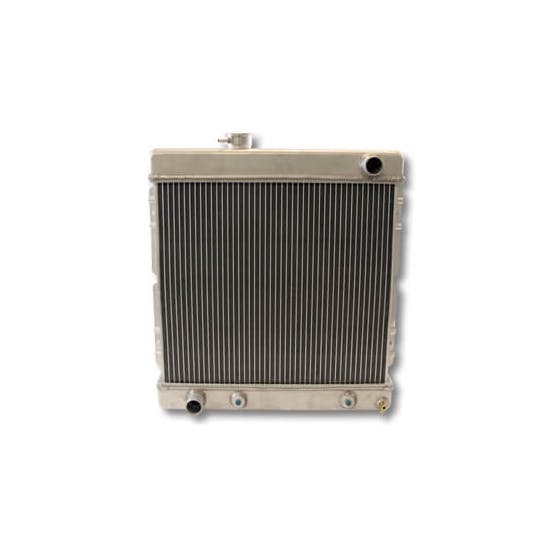 Scott Drake 251-2AL 64-66 Ford 2 Row Radiator W/ Trans Cooler