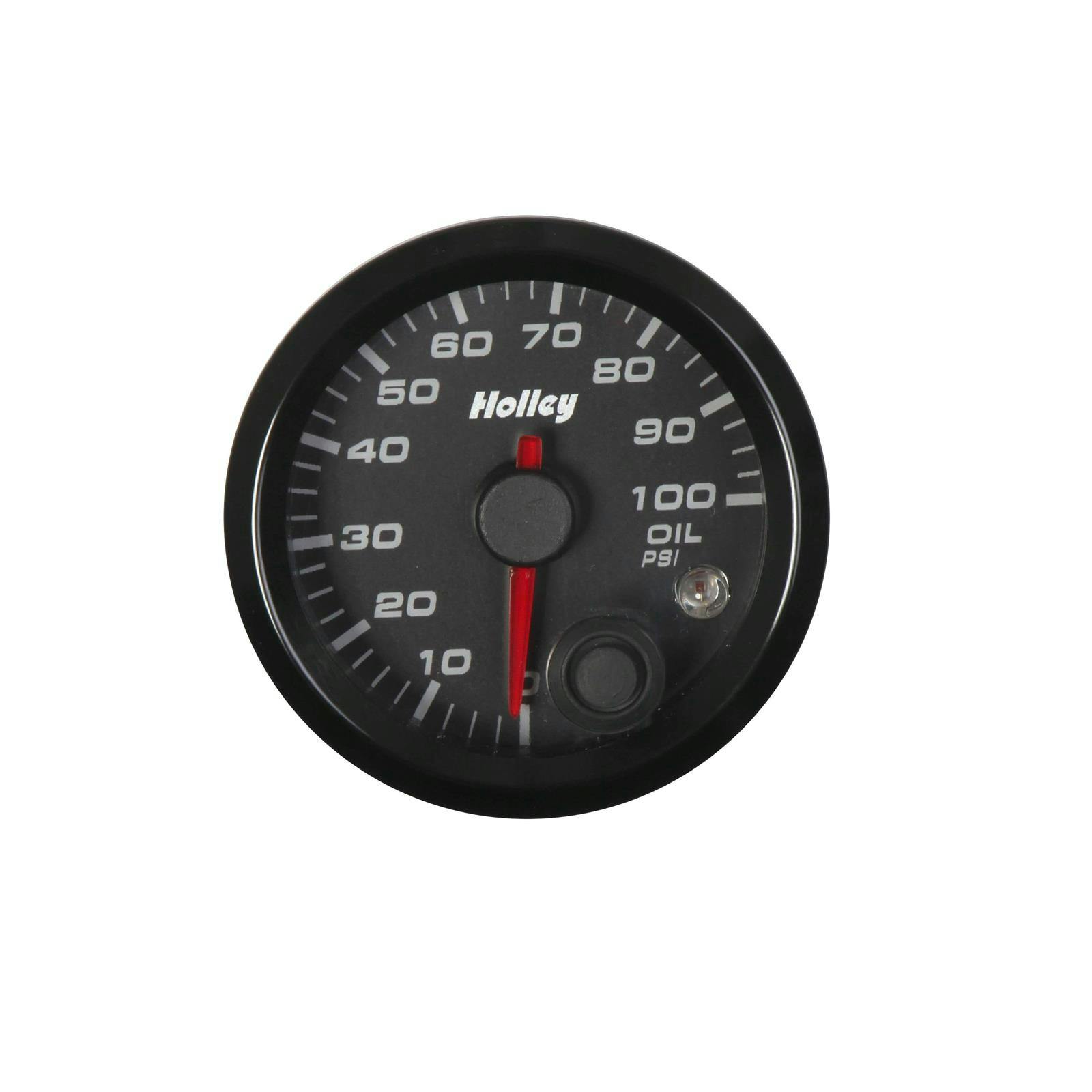 Holley 26-601 Analog Style Oil Pressure Gauge, 0-100 PSI