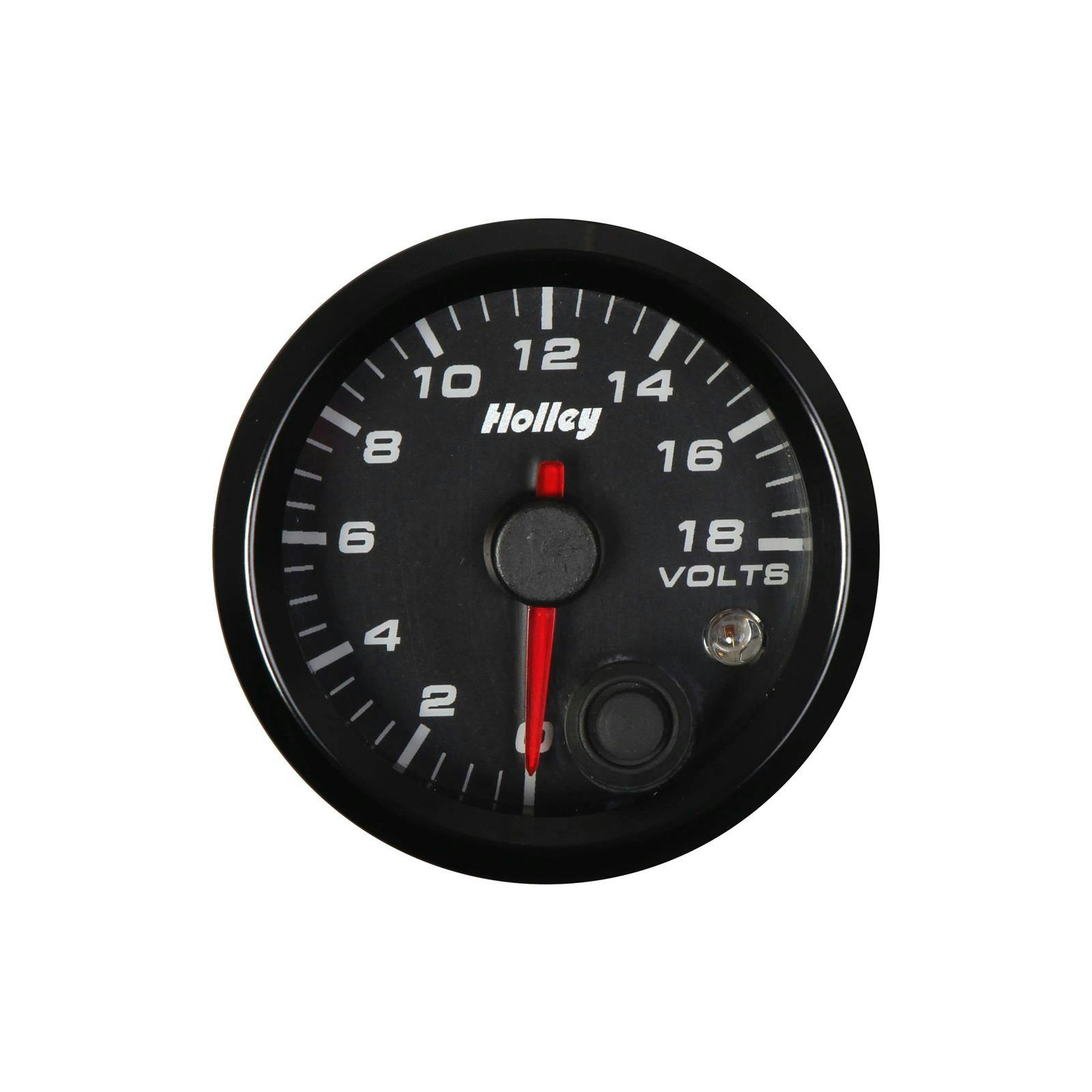 Holley 26-603 Analog Style Voltage Gauge, Black, 2-1/16 Inch