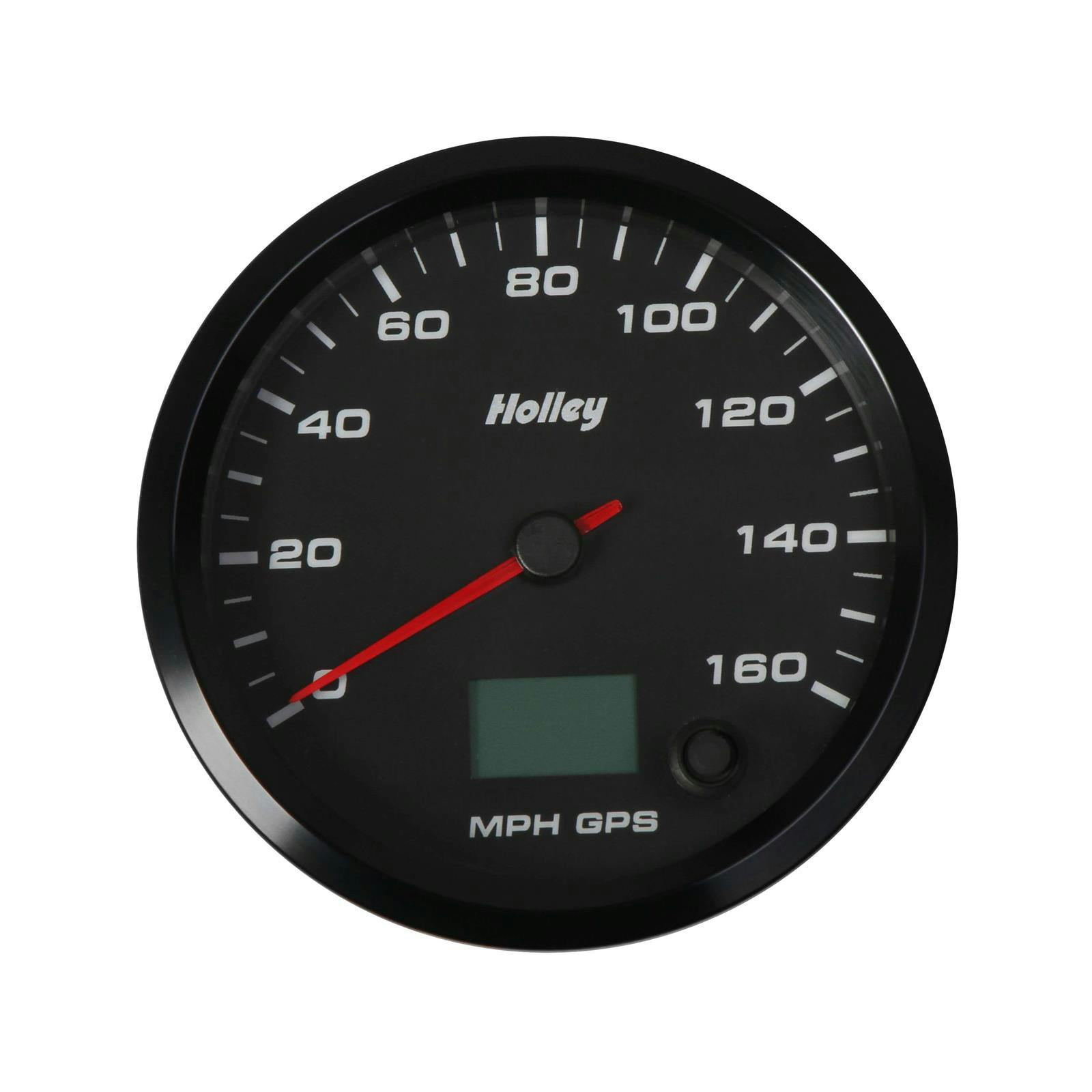 Holley 26-612 Analog Style GPS Speedometer, 160 MPH Black 3-3/8"