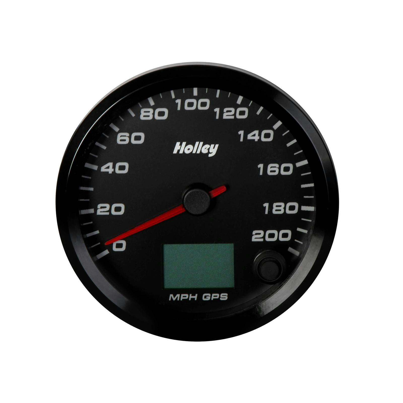 Holley 26-613 Analog Style GPS Speedometer, 200 MPH Black 3-3/8"