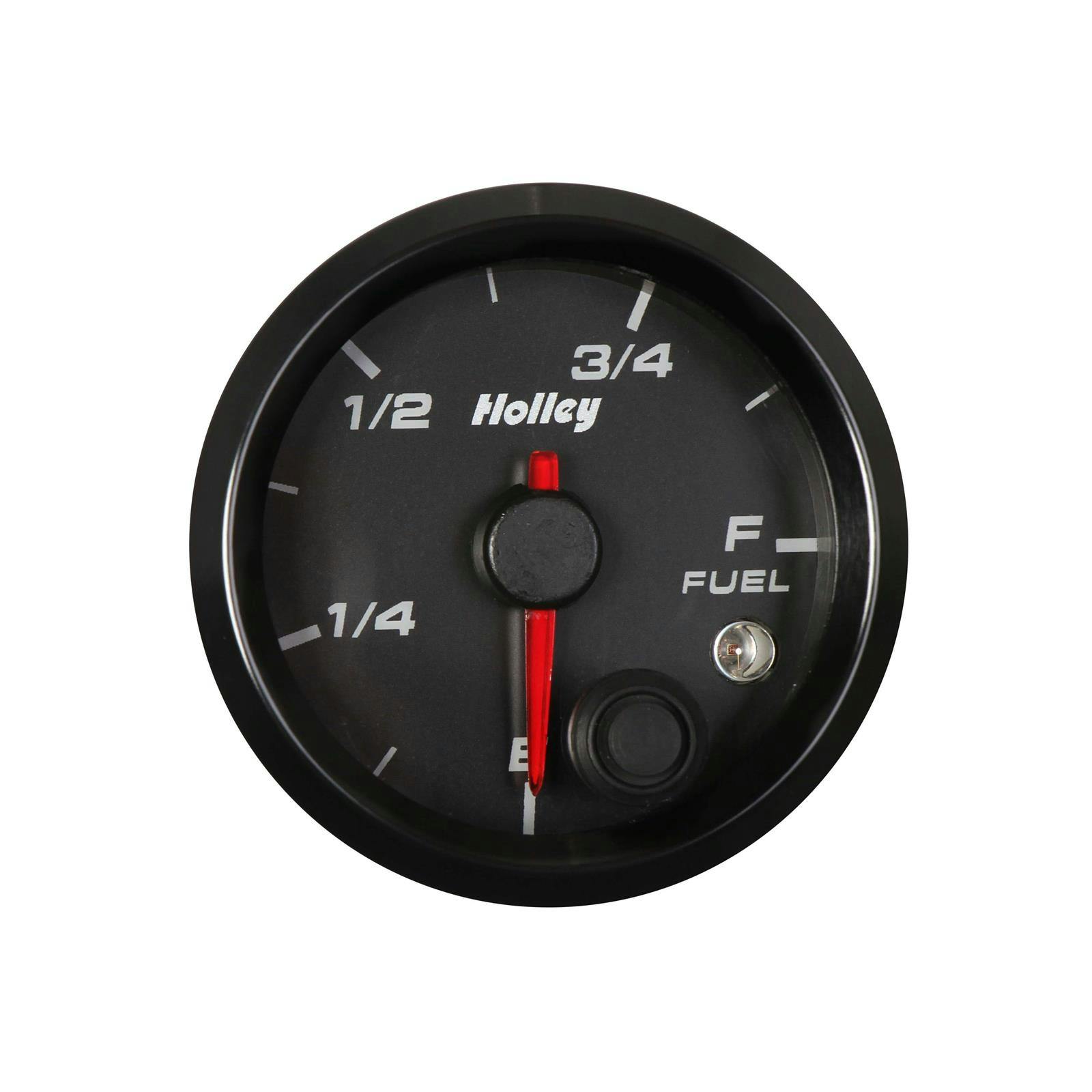Holley 26-614 Analog Style Fuel Level Gauge, Black, 2-1/16 Inch