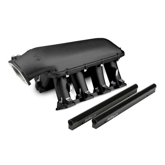 Holley 300-123BK EFI Hi-Ram Manifold, LS1/LS2/LS6, 105mm, Black