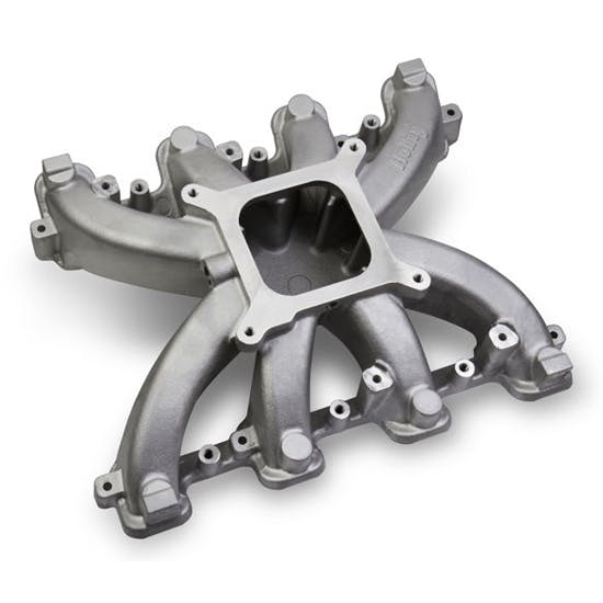 Holley 300-132 Carbureted Mid-Rise Single Plane Intake Manifold