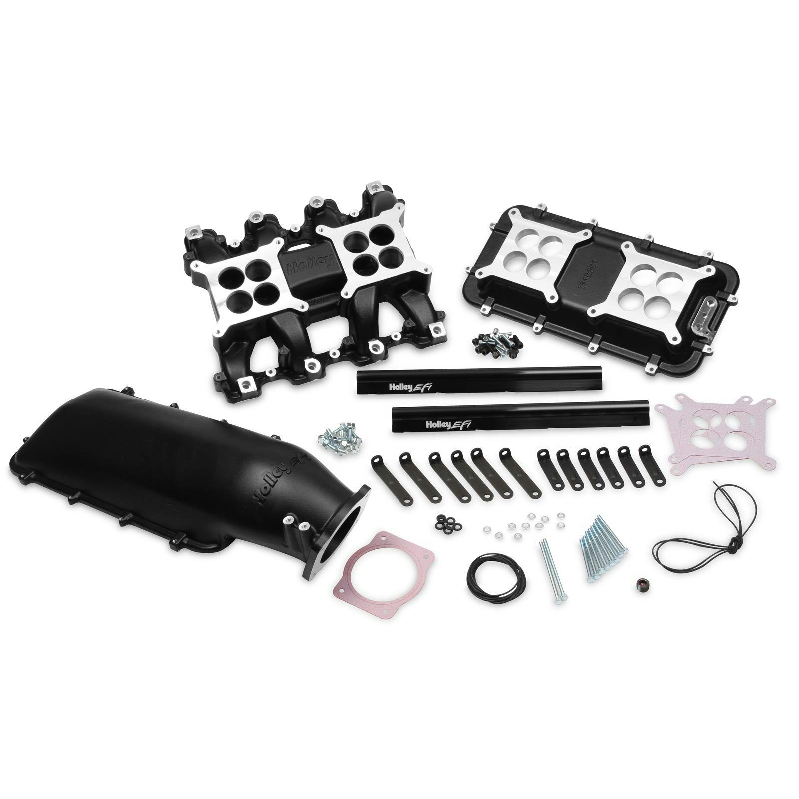 Holley 300-135BK Mid-Rise Intake, GM LS3/L92 W/ 92MM Top, Black