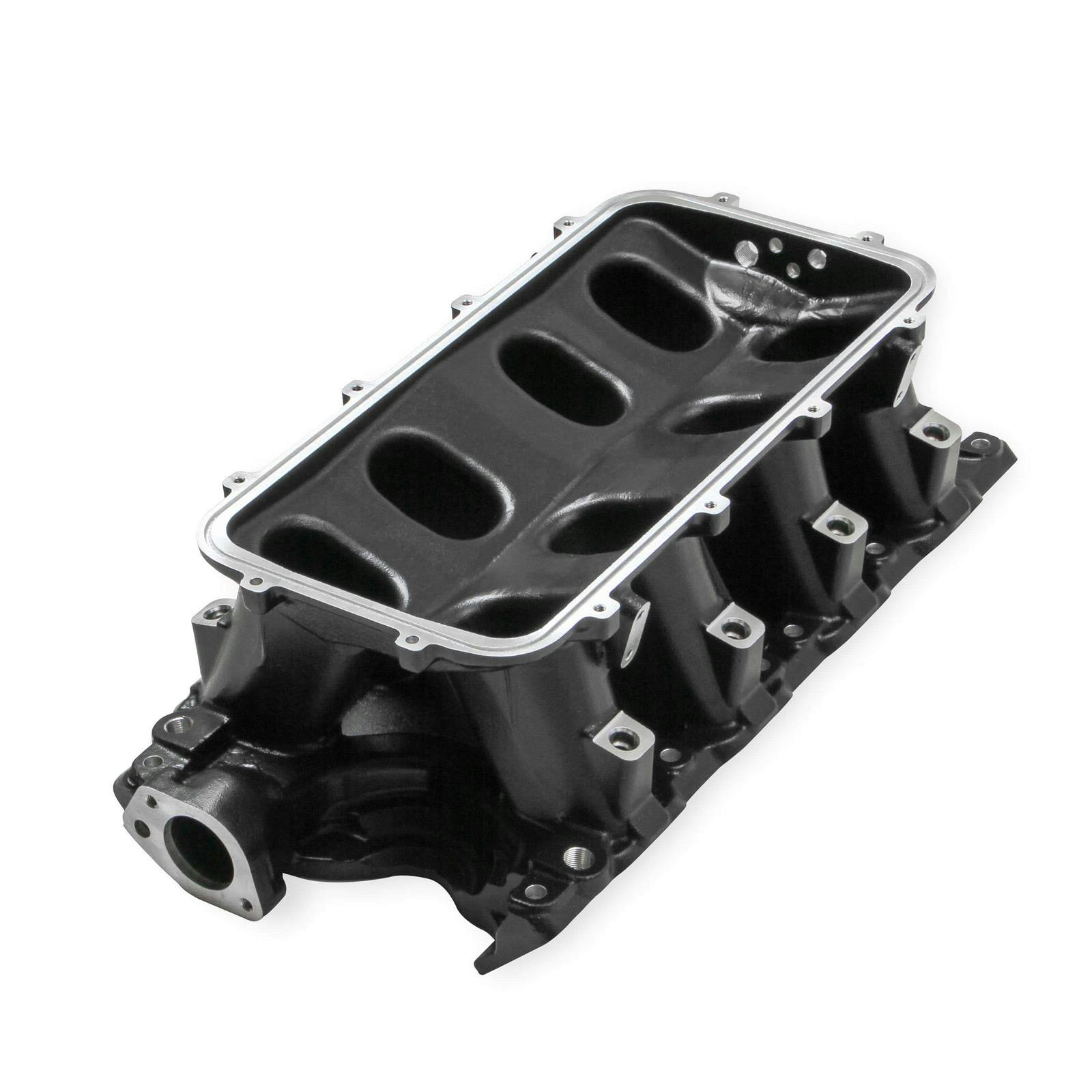Holley 300-244BK 351W Ford Hi-Ram EFI Manifold Base, Black