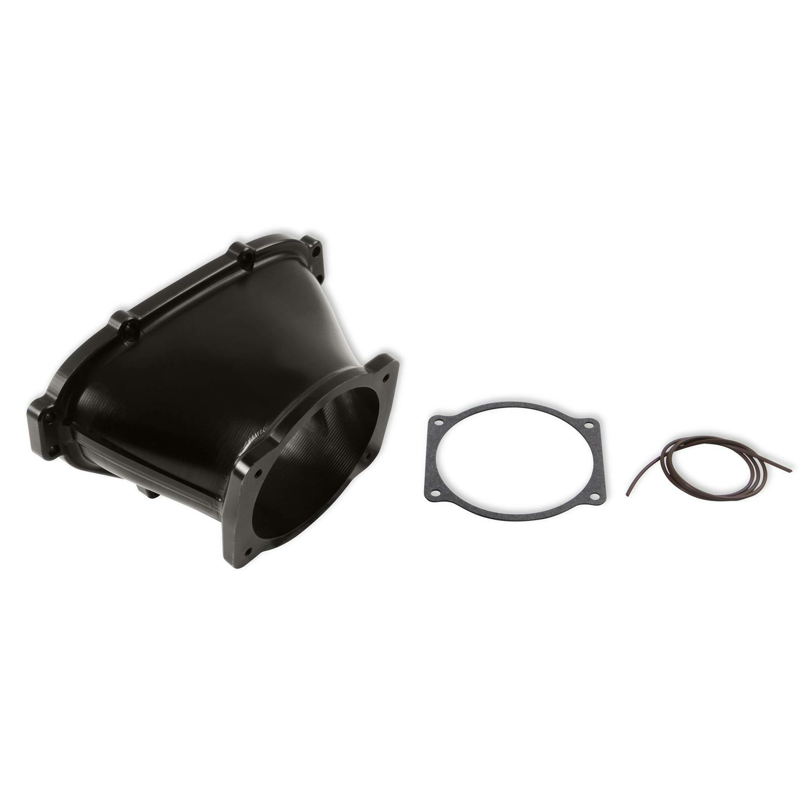 Holley 300-630BK LS Lo-Ram 105mm Throttle Body Adapter, Black