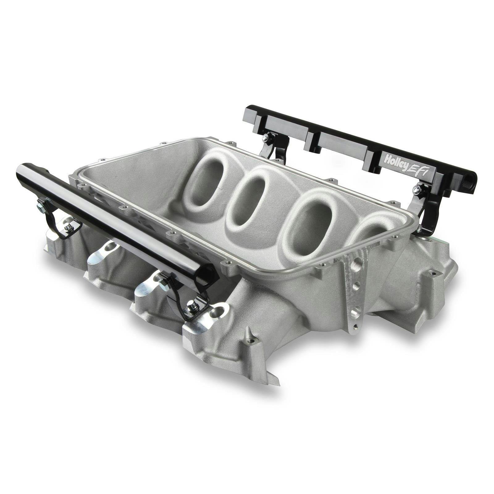 Holley 300-670 LS3 Manifold, Top-Feed, Rails, Single Inj, Satin