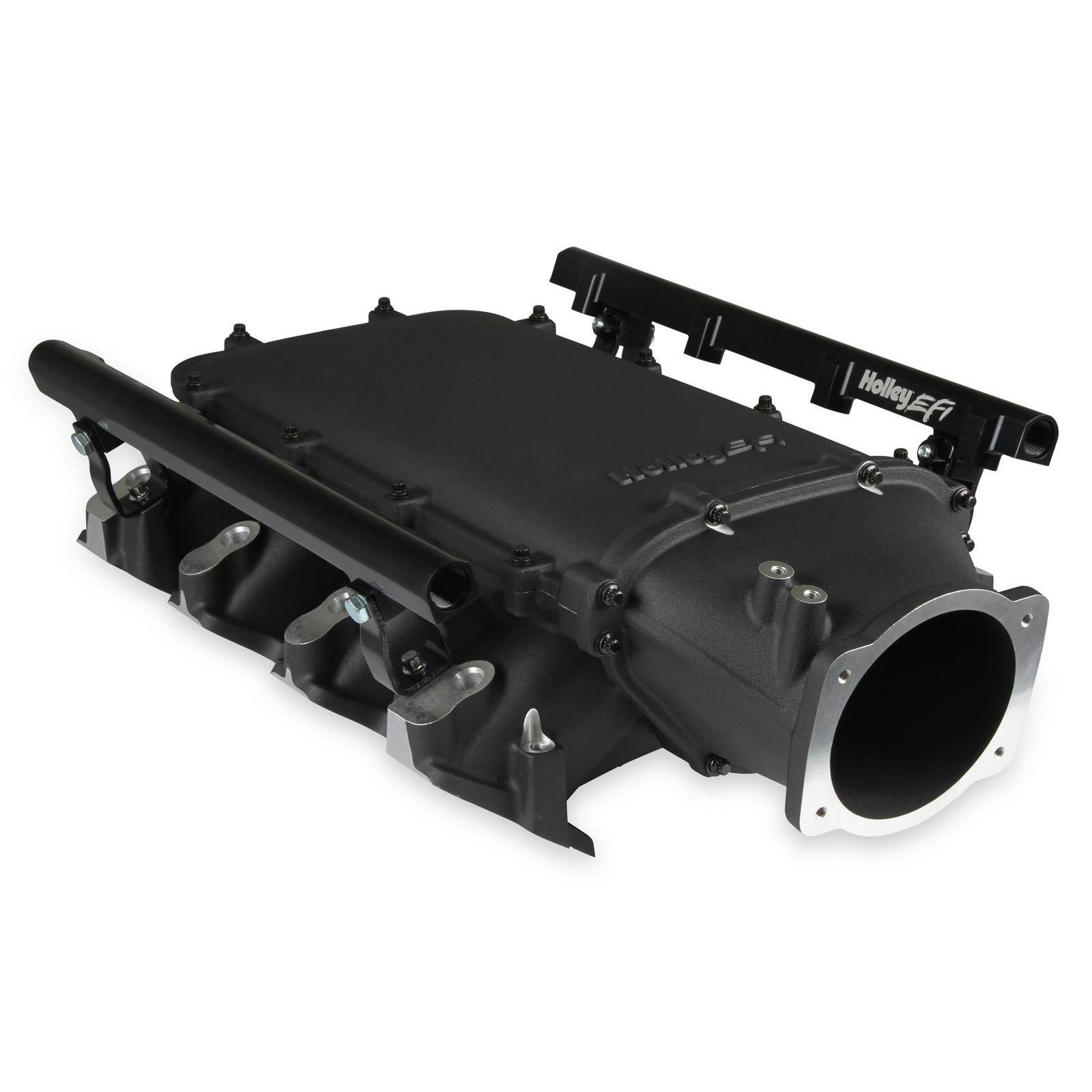 Holley 300-680BK LS3 Lo-Ram Manifold Kit, Single Injector, Black