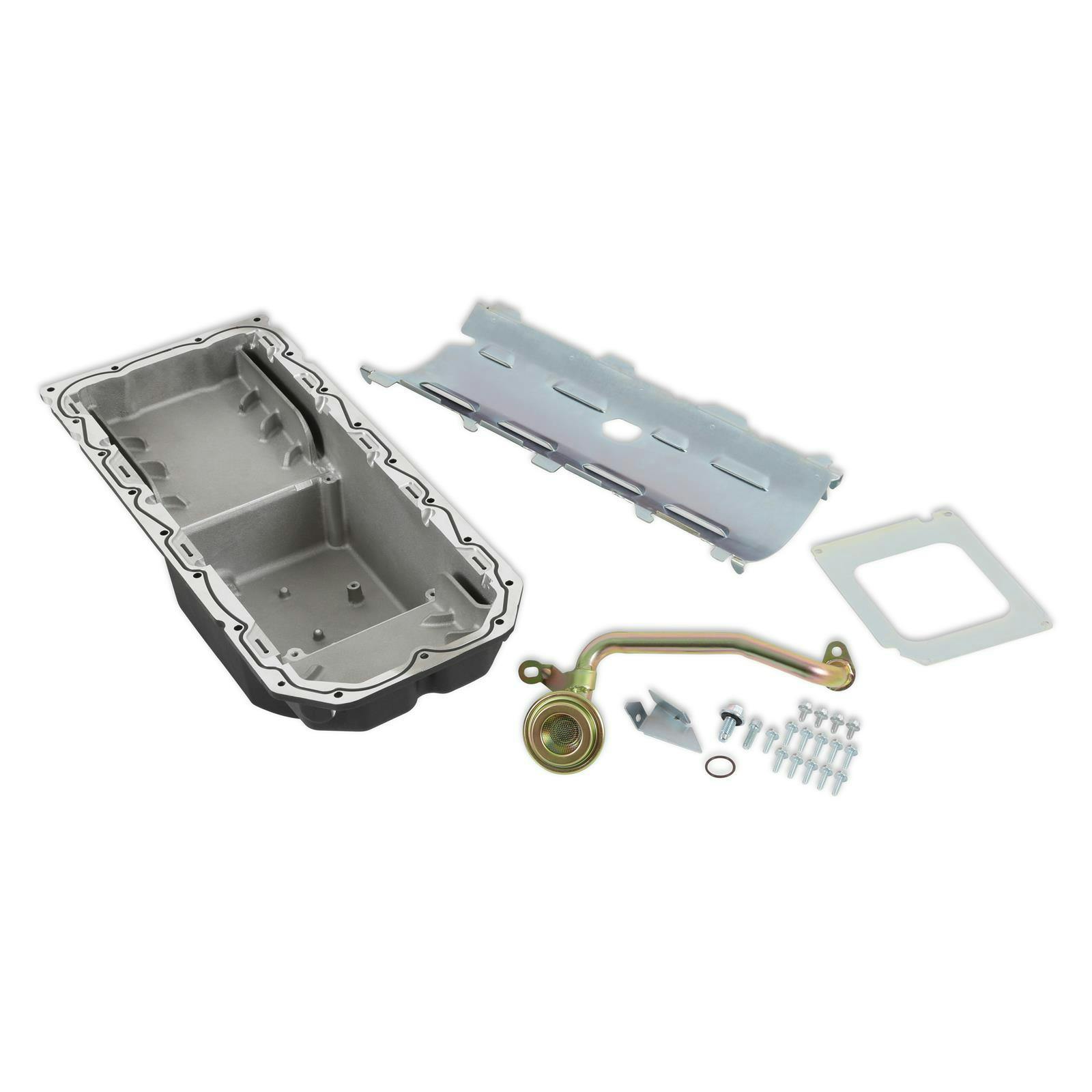 Holley 302-64BK Gen III Hemi Swap Oil Pan Mid-Sump Hellcat, Black