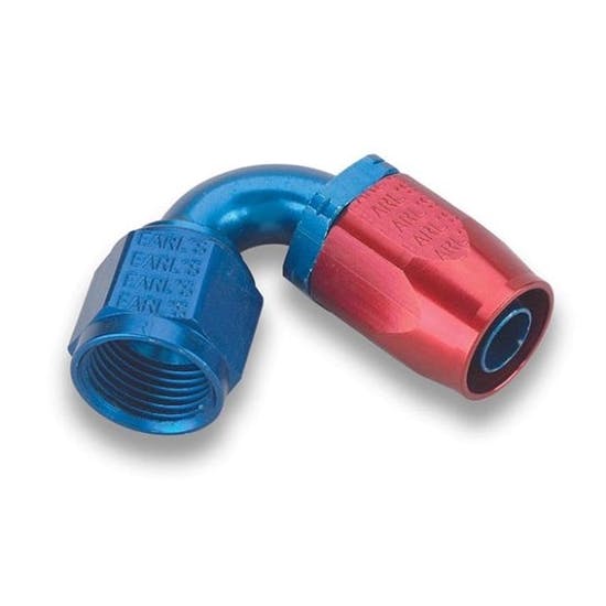Earls 312008ERL Auto Fit Female Hose End, 120 Degree, -8 AN to -8 AN