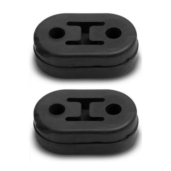 Hooker 41163HKR 2-Hole Rubber Isolator, 1/2 Inch, 2-Pack