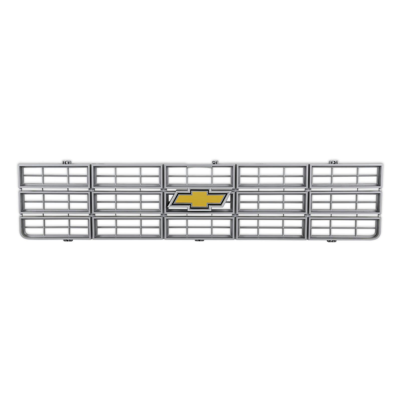 Holley 04-171 Grille W/ Bowtie, Argent Grey 77-79 C/K Chevy Truck