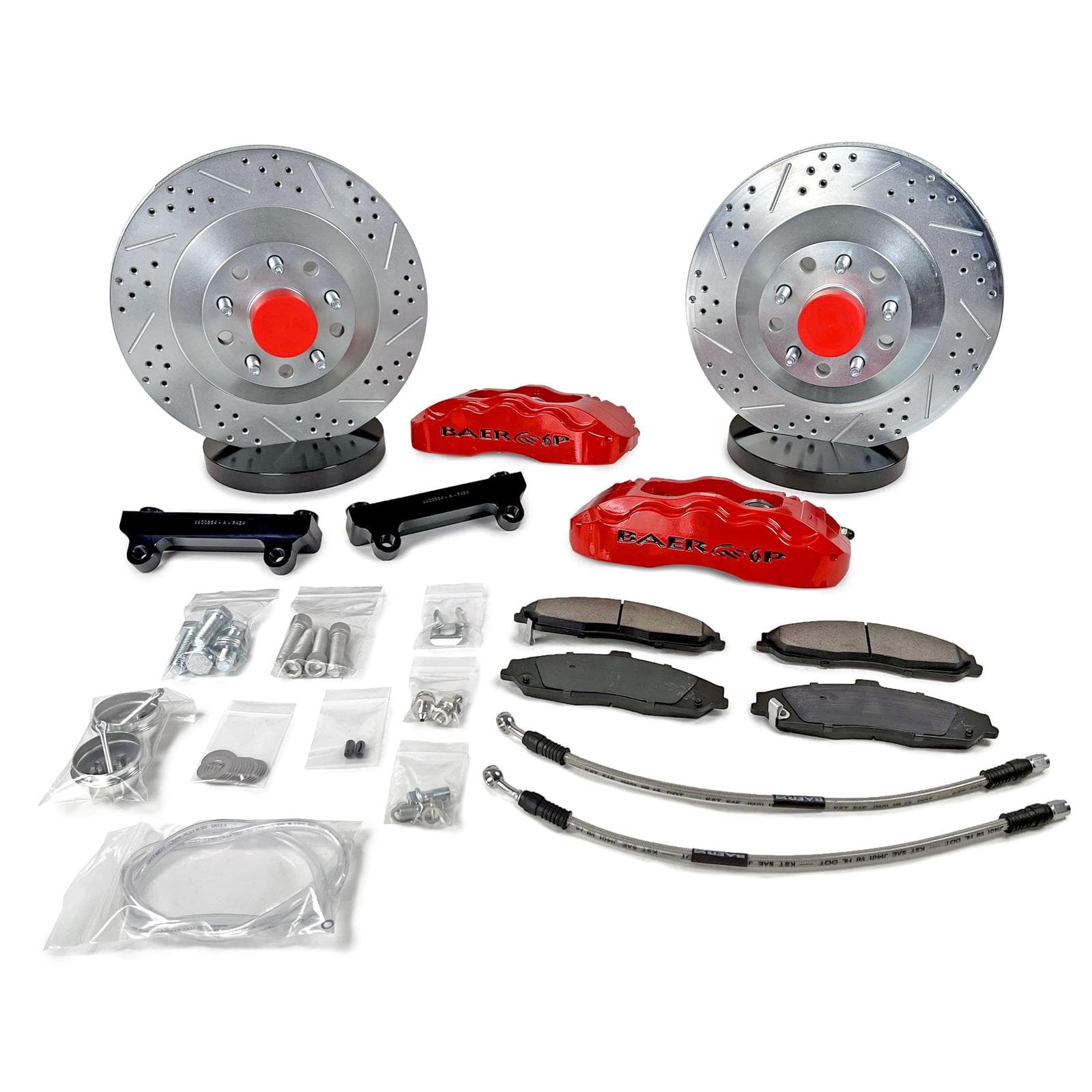 Baer Brakes 4261640R 13" Pro Front Brake Kit Red SDZ