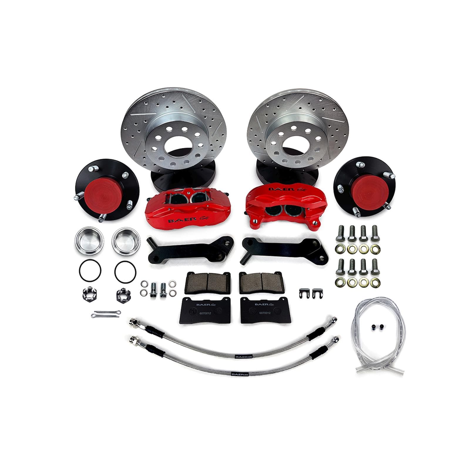 Baer Brakes 4261655S 11" SS4 Front Brake Kit Silver SDZ