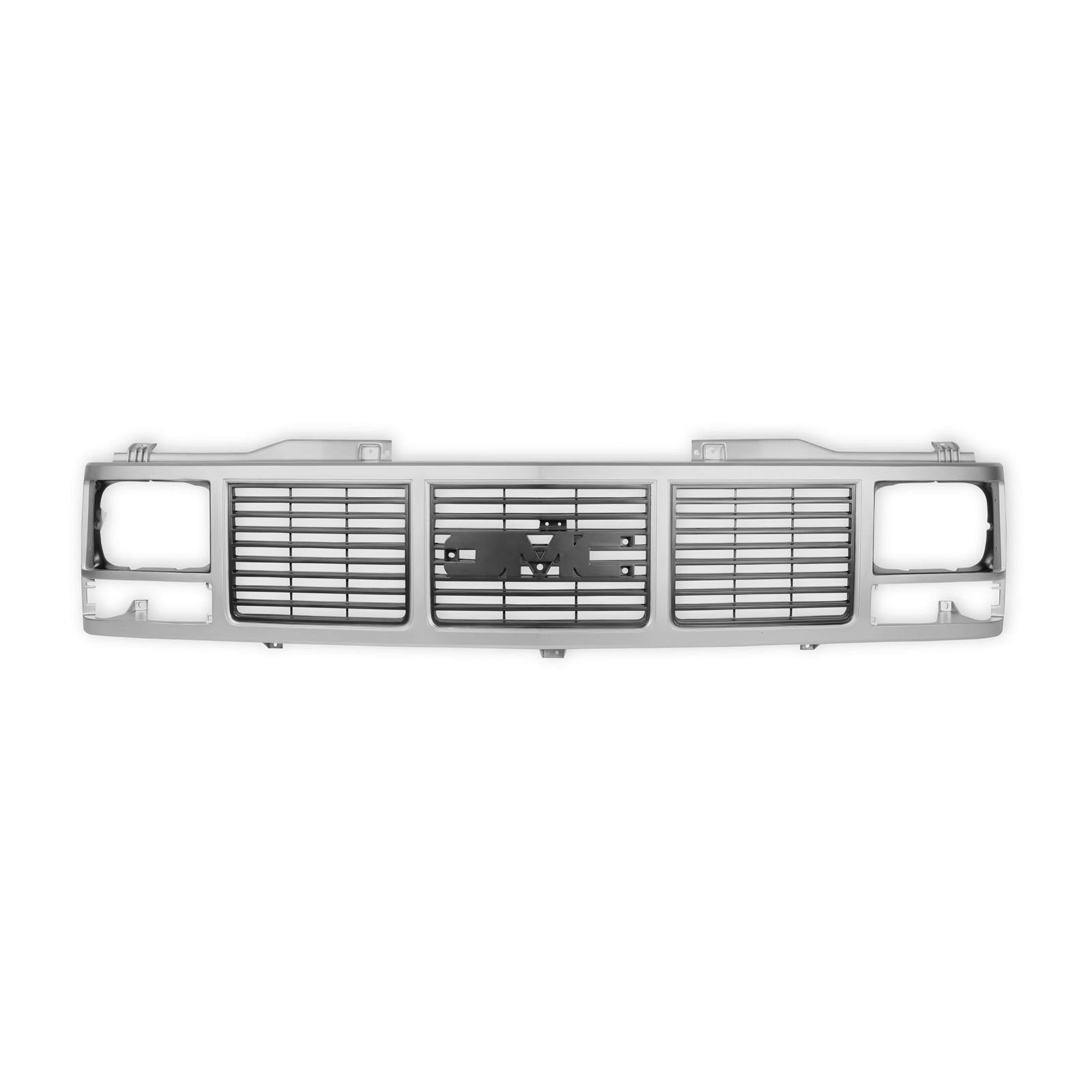 Holley 04-367 88-93 GMT400 GMC Grille, Single Headlight, Silver