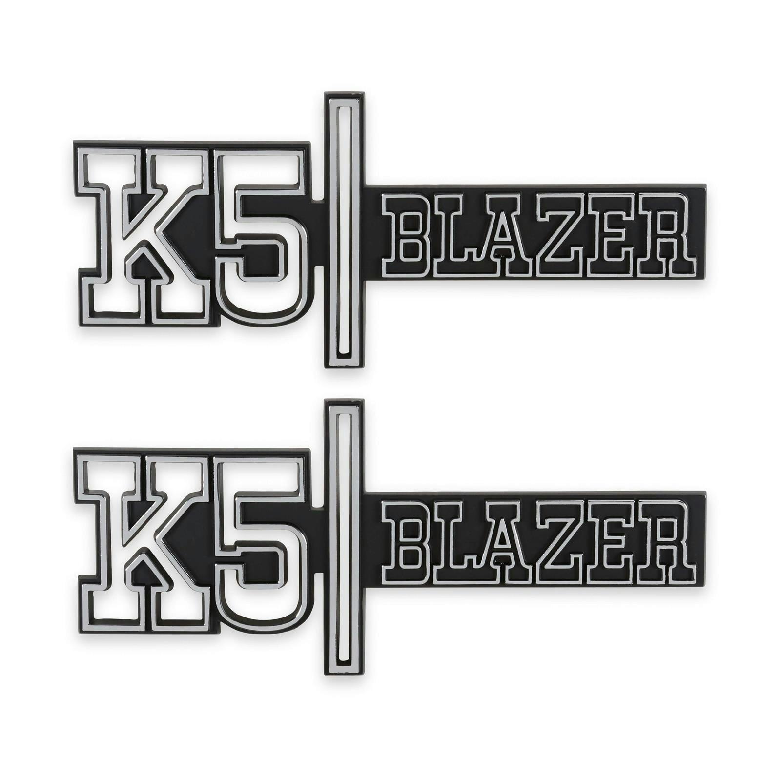 Holley 04-547 73-74 Blazer 4Wd K5 Fender Badge, Pair