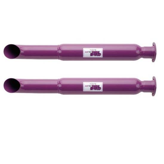 Flowtech 50232FLT Purple Hornies 3-Hole Jeep Header Muffler