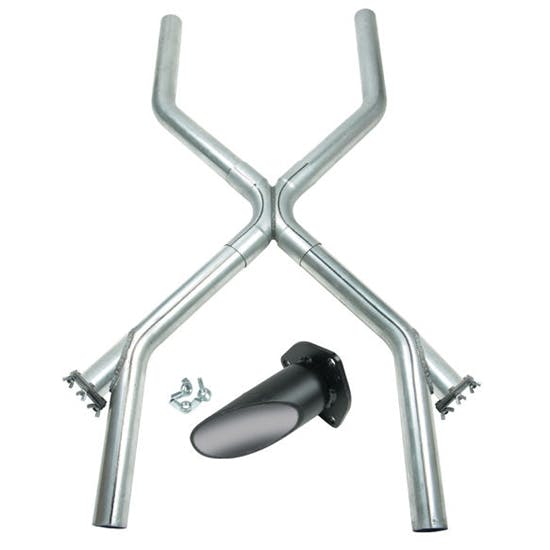 Flowtech 53630FLT Warlock Universal Fit X-Pipe, 2-1/2 Inch Diameter