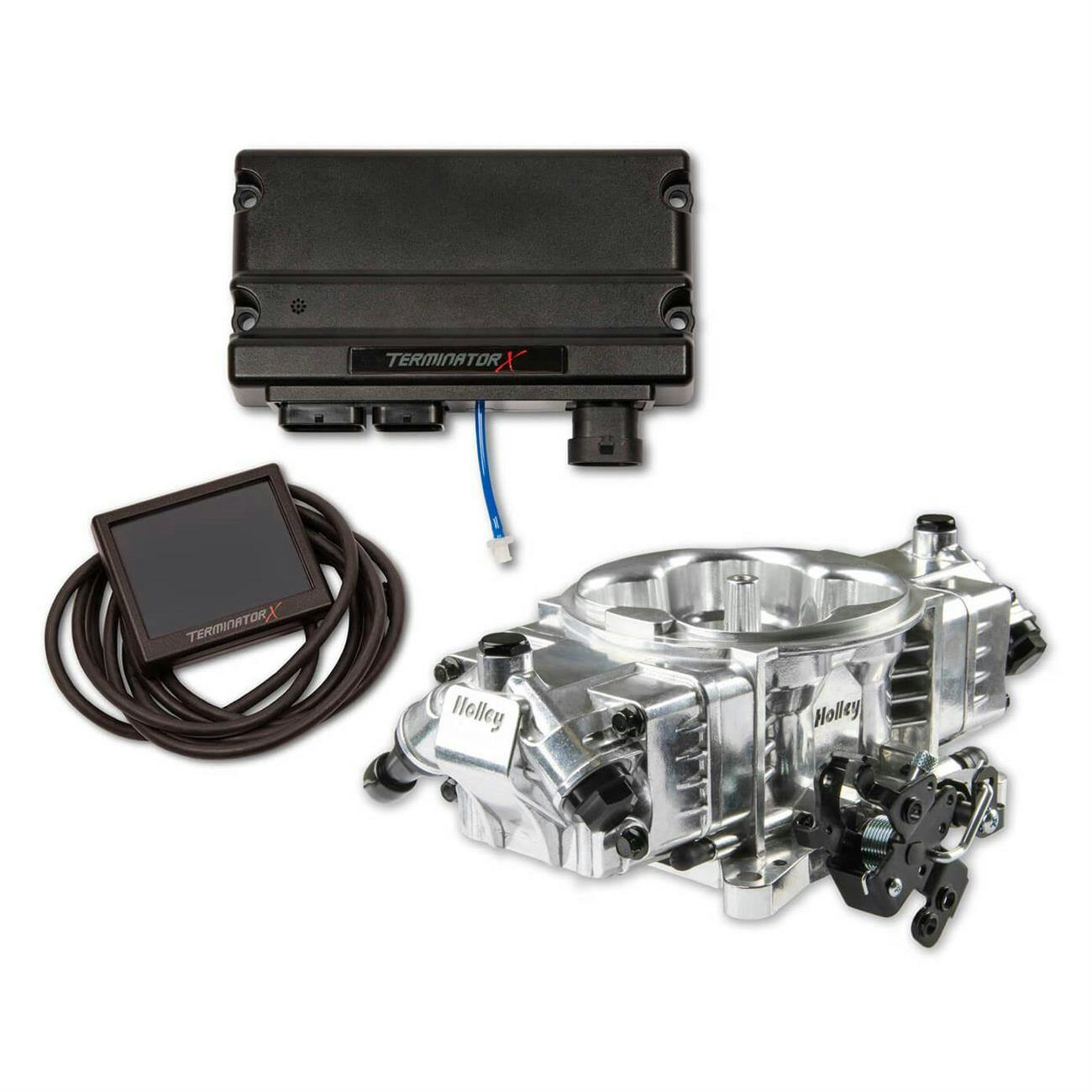 Holley 550-1001 Terminator X Stealth 4150 EFI System 650 HP Shiny