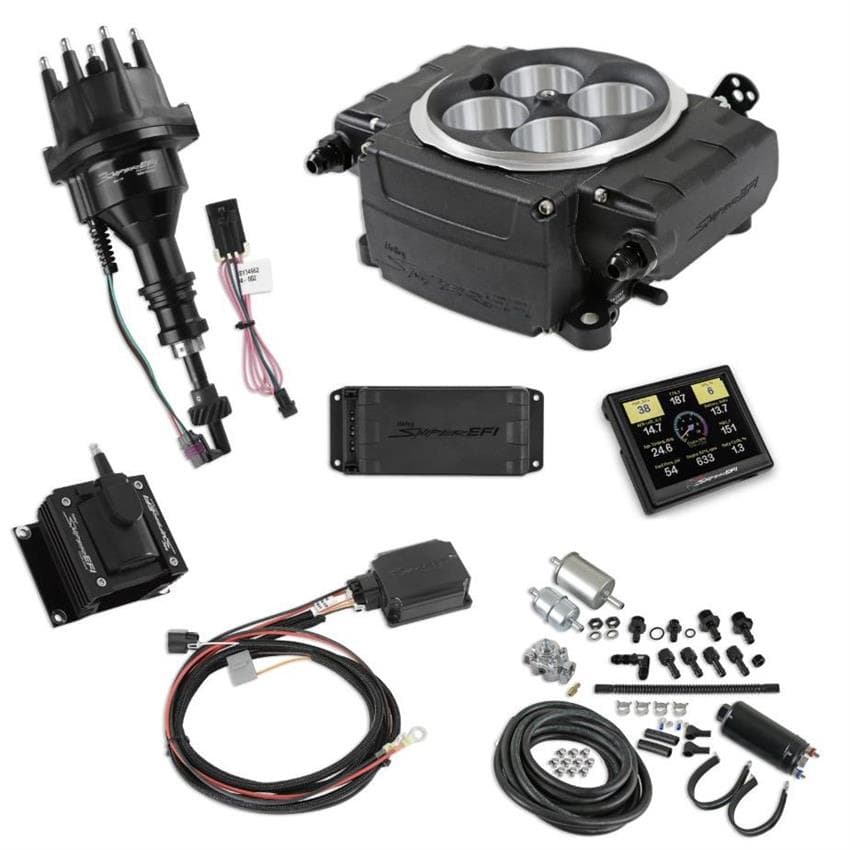Holley Sniper 2 550-511-3PK-SBF EFI Bundle w/ HyperSpark Ign. SBF