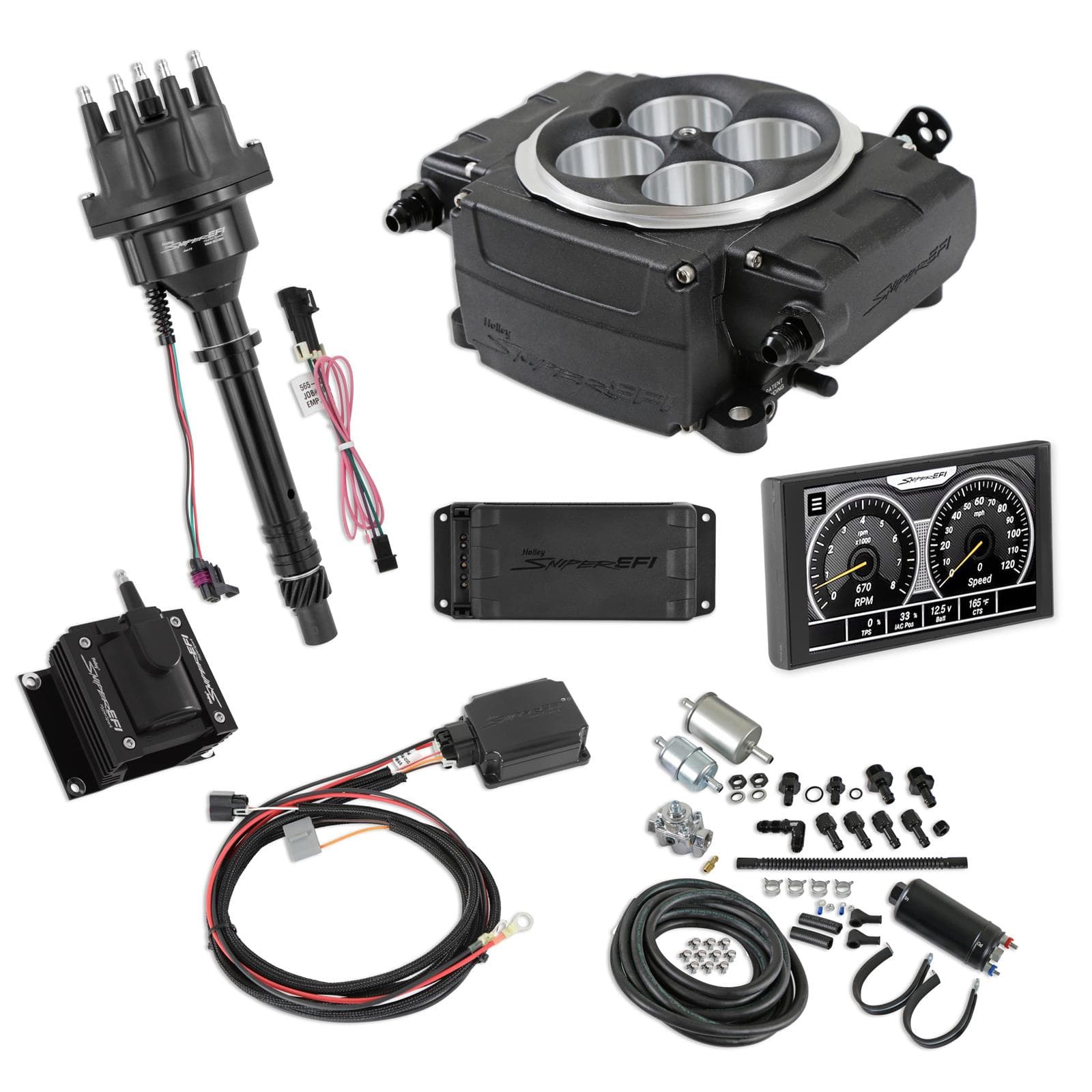 Holley Sniper 2 550-511-5PK-SBC EFI Bundle w/ HyperSpark Ign. SBC