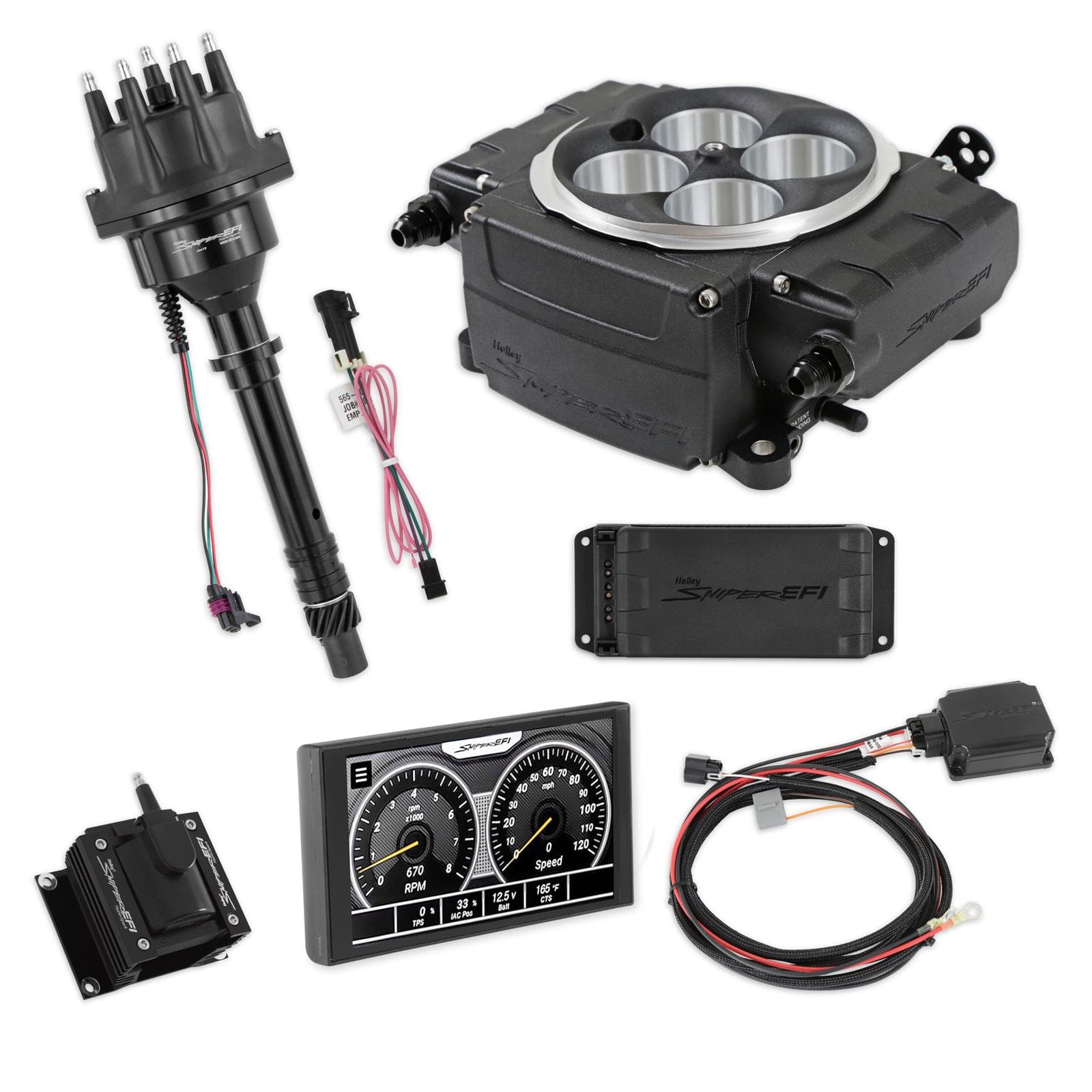 Holley Sniper 2 550-511-5PX-SBC EFI Bundle w/ HyperSpark Ign. SBC