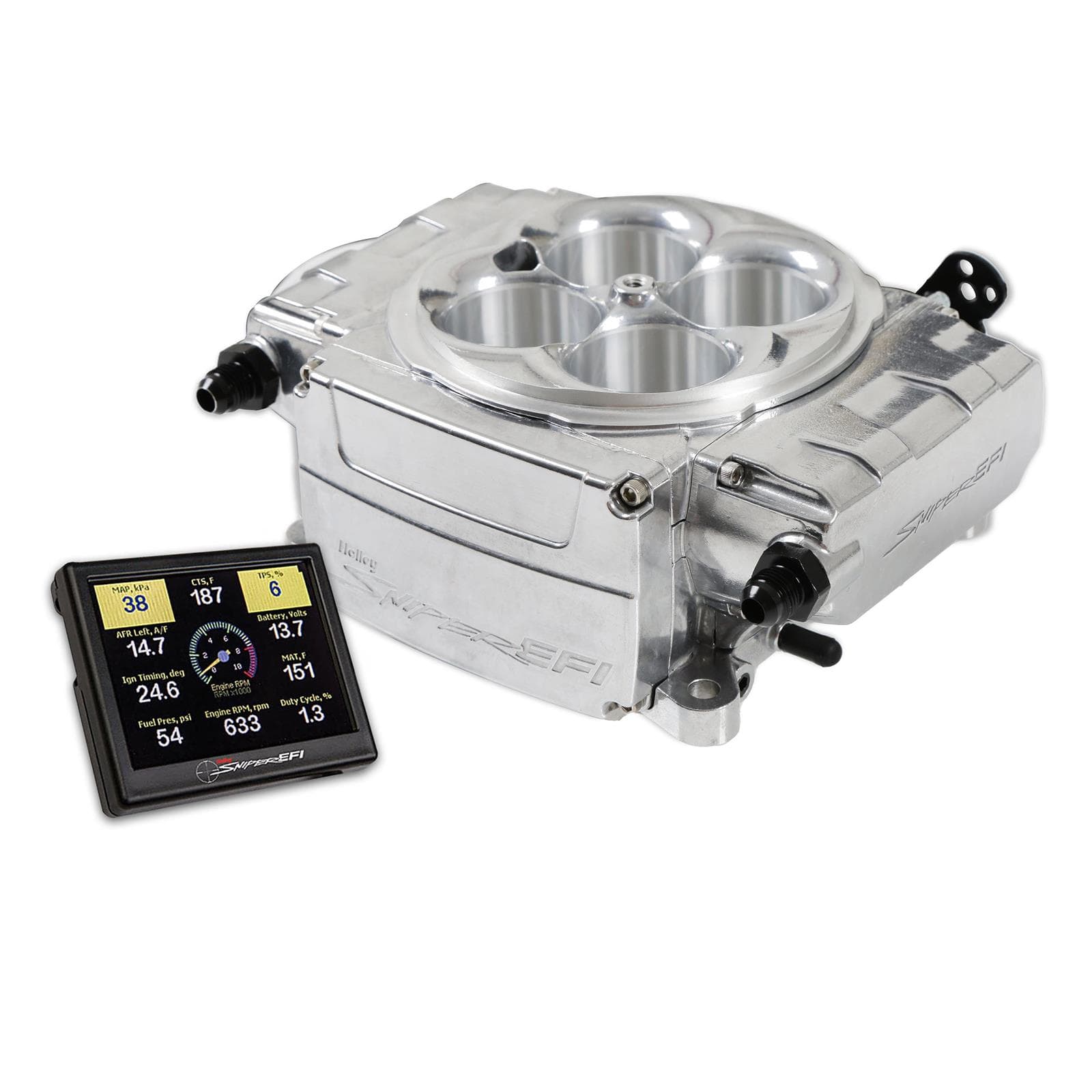 Holley Sniper EFI 550-511-5PX Sniper 2 PDM 5 Inch Tslcd, Black