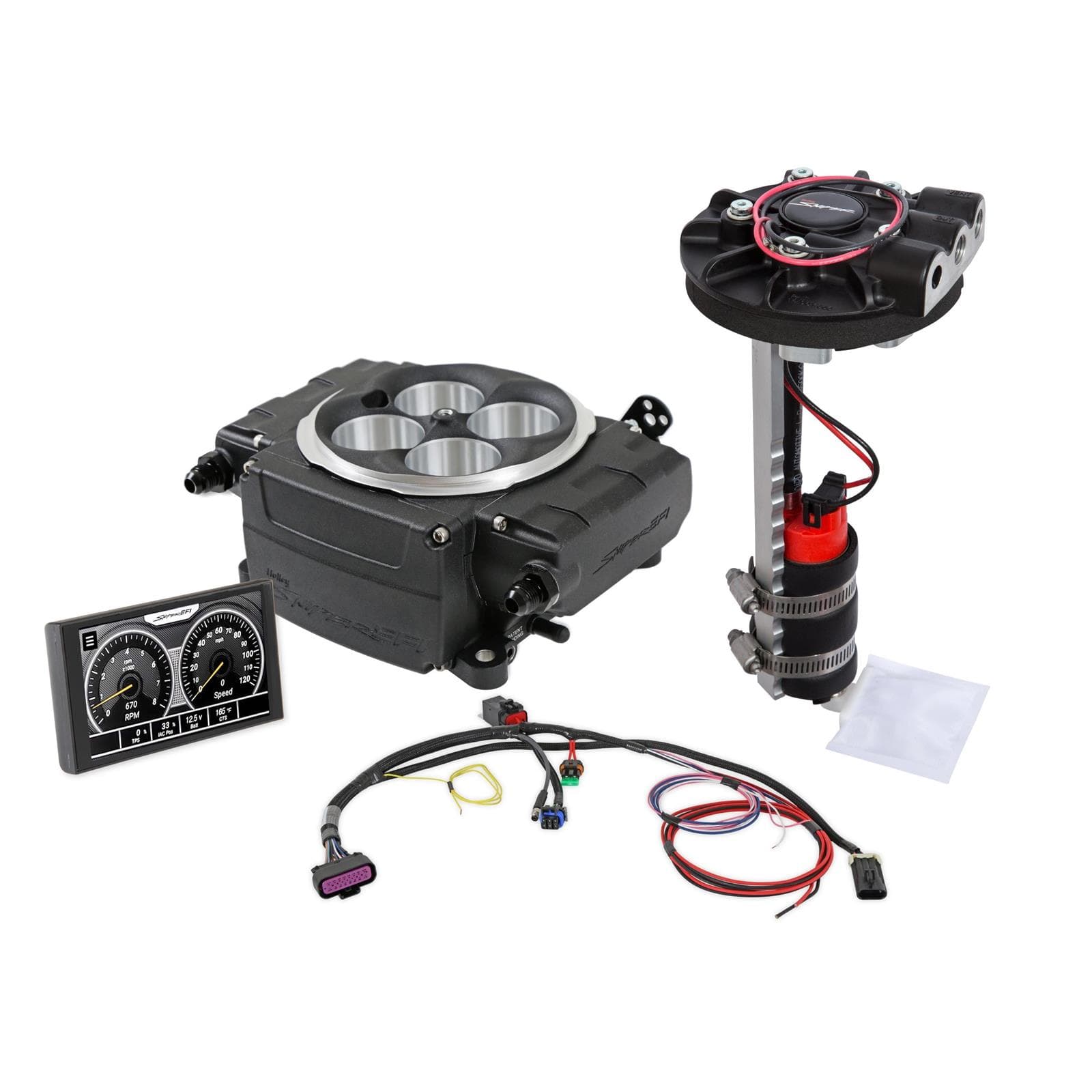 Holley 550-511-5XR Sniper 2 Black 5 Inch Return Retrofit