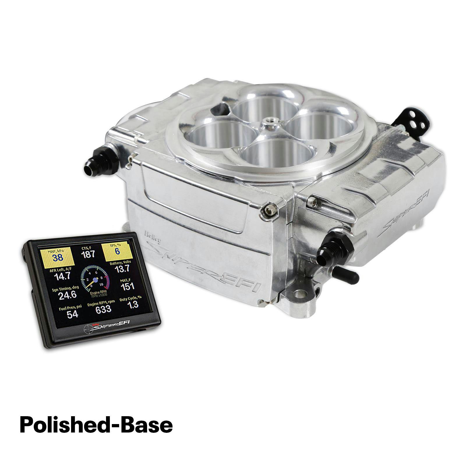 Holley Sniper 2 550-510-3XX EFI Conversion Base Kit, Shiny, 3.5HH