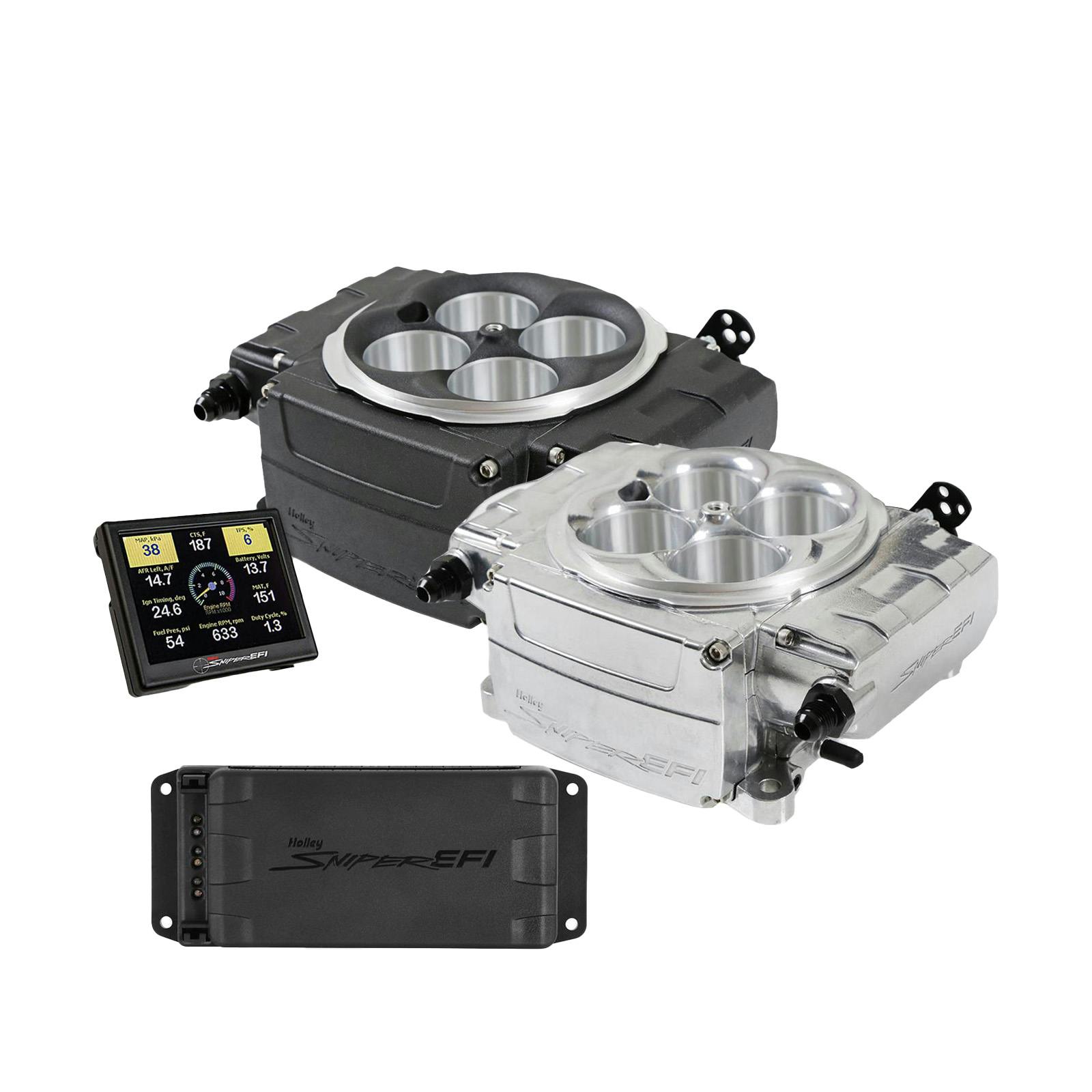 Holley Sniper 2 EFI Conversion Kit, With PDM, 3.5 In Handheld