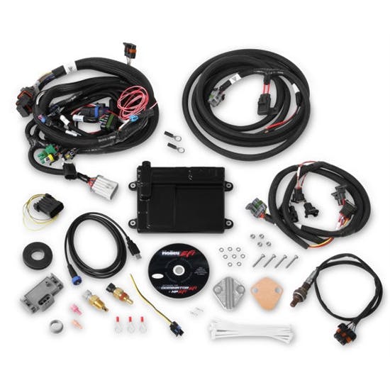 Holley 550-606N HP EFI ECU & Harness Kit, Ford V8 MPFI, NTK O2