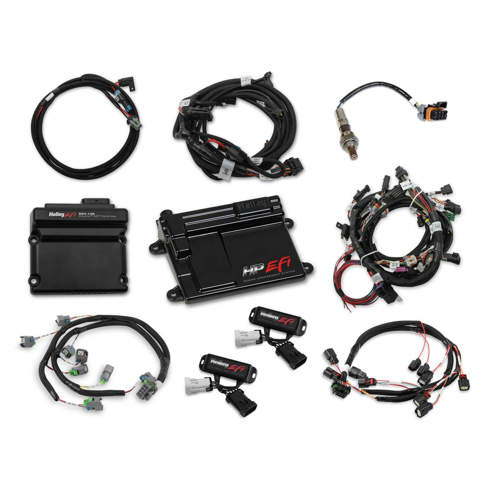Holley 550-619N 2011-2012 Ford Coyote Ti-VCT HP EFI Kit, NTK O2