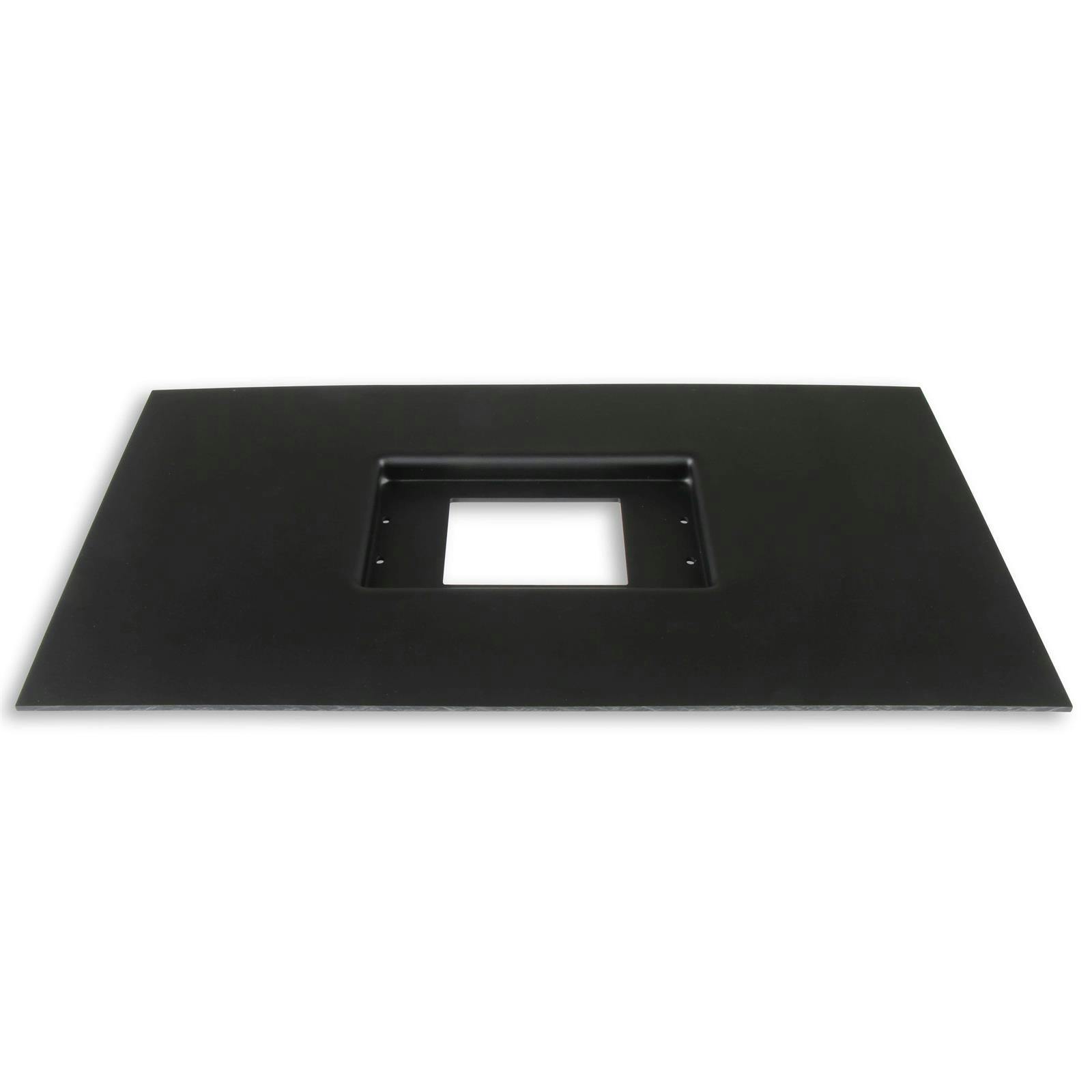 Holley 553-356 7.5 Inch Pro Dash Panel, Black Finish