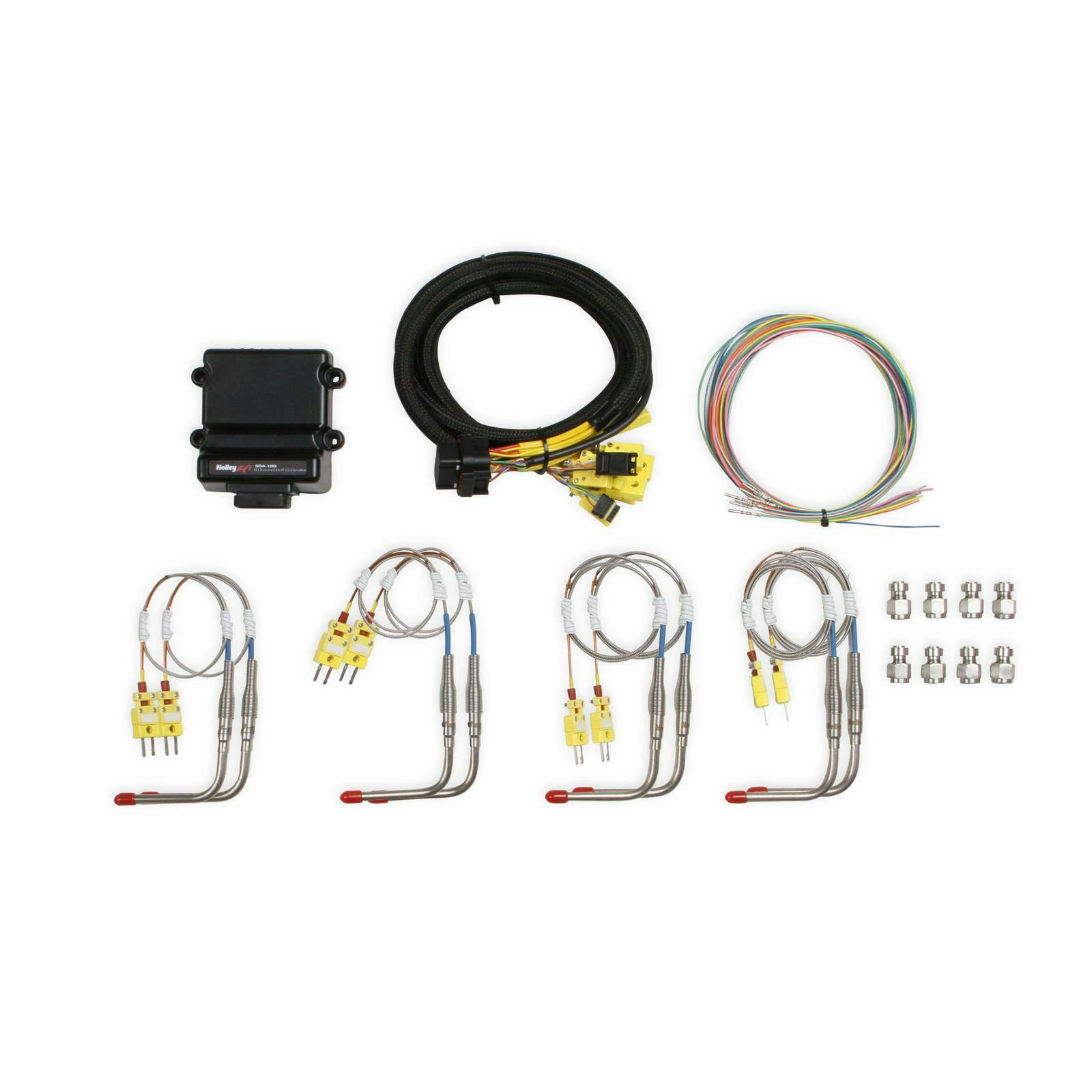 Holley 554-186 8 Channel CANbus Exhasust Gas Temp Sensor Kit