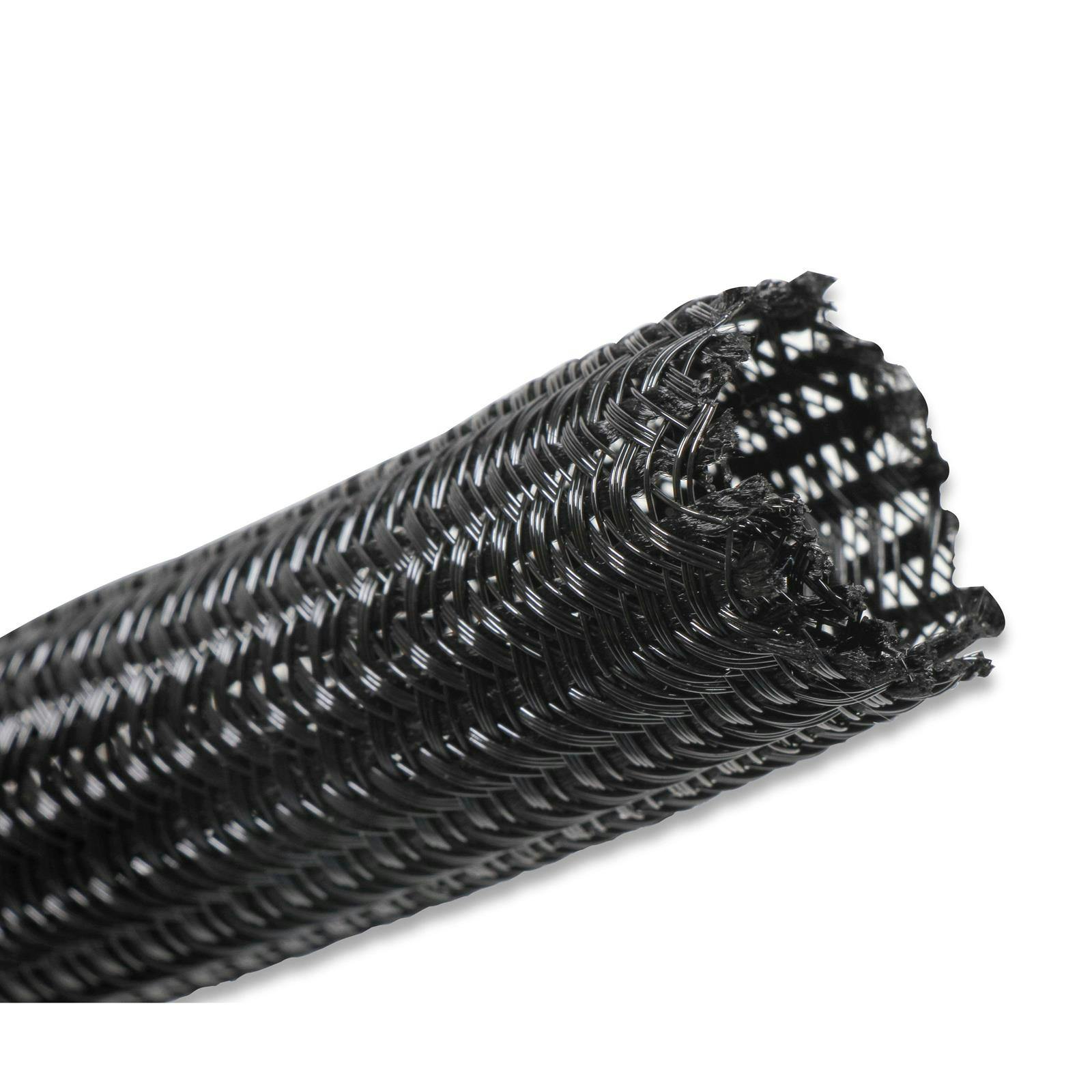 Holley 573-108 F6 Split Wire Loom, 3/4 Inch, Black, 10 Feet
