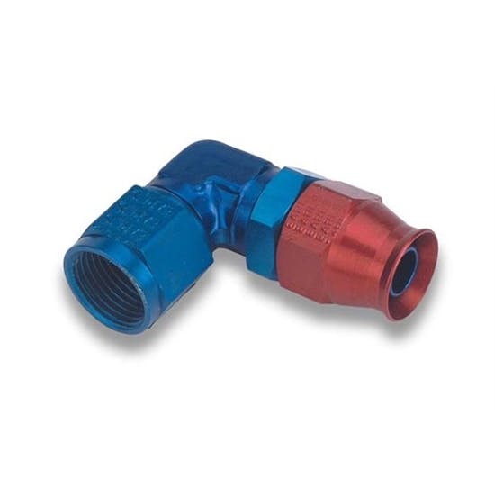 Earls 609033ERL Speed-Seal Hose End, -3 AN, 90 Degree, Adjustable