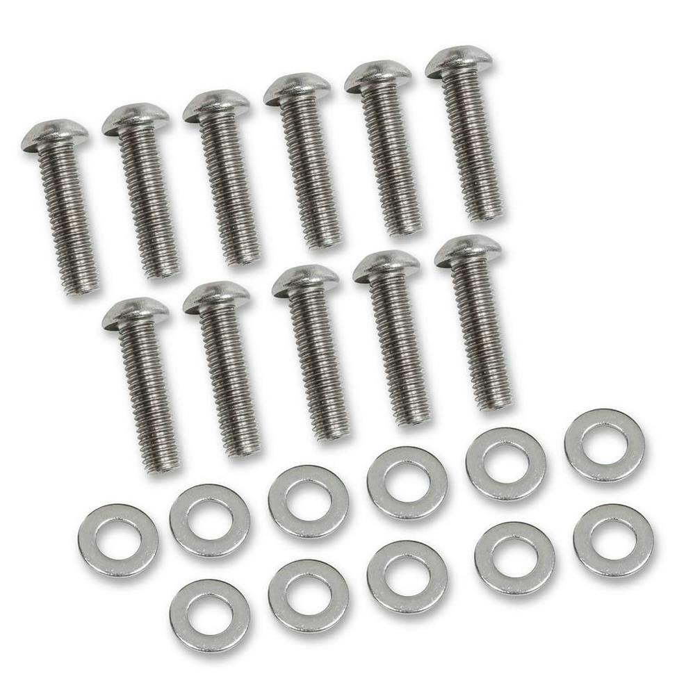 Mr Gasket 60920G LS Engine Valley Cover Bolt Set, Stainless Steel