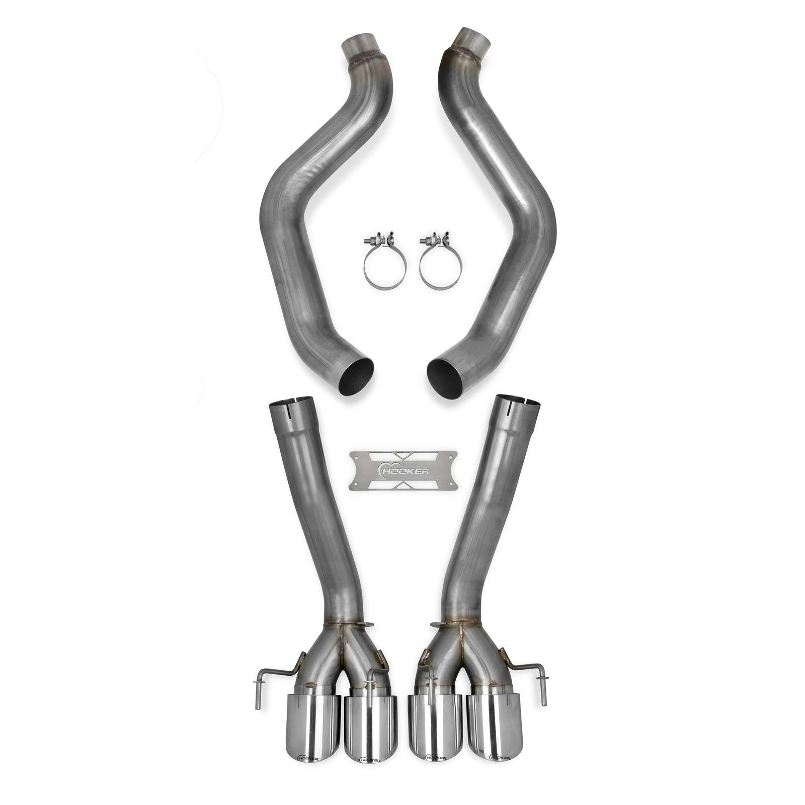 Hooker 70401316-RHKR BlackHeart Axle-Back Exhaust, 2009-13 Corvette