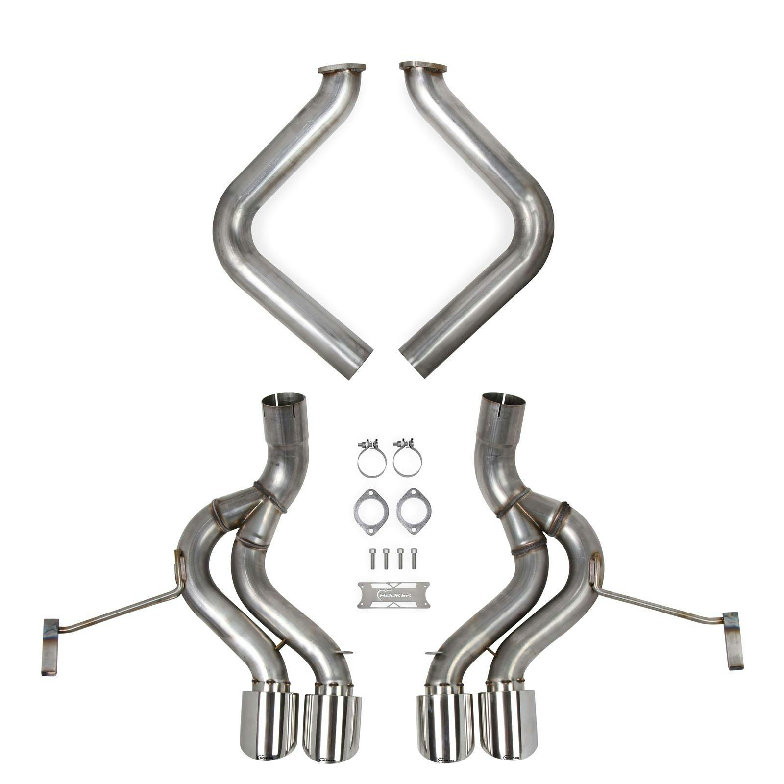 Hooker Headers 70401344-RHKR BlackHeart Axle-Back, No Mufflers