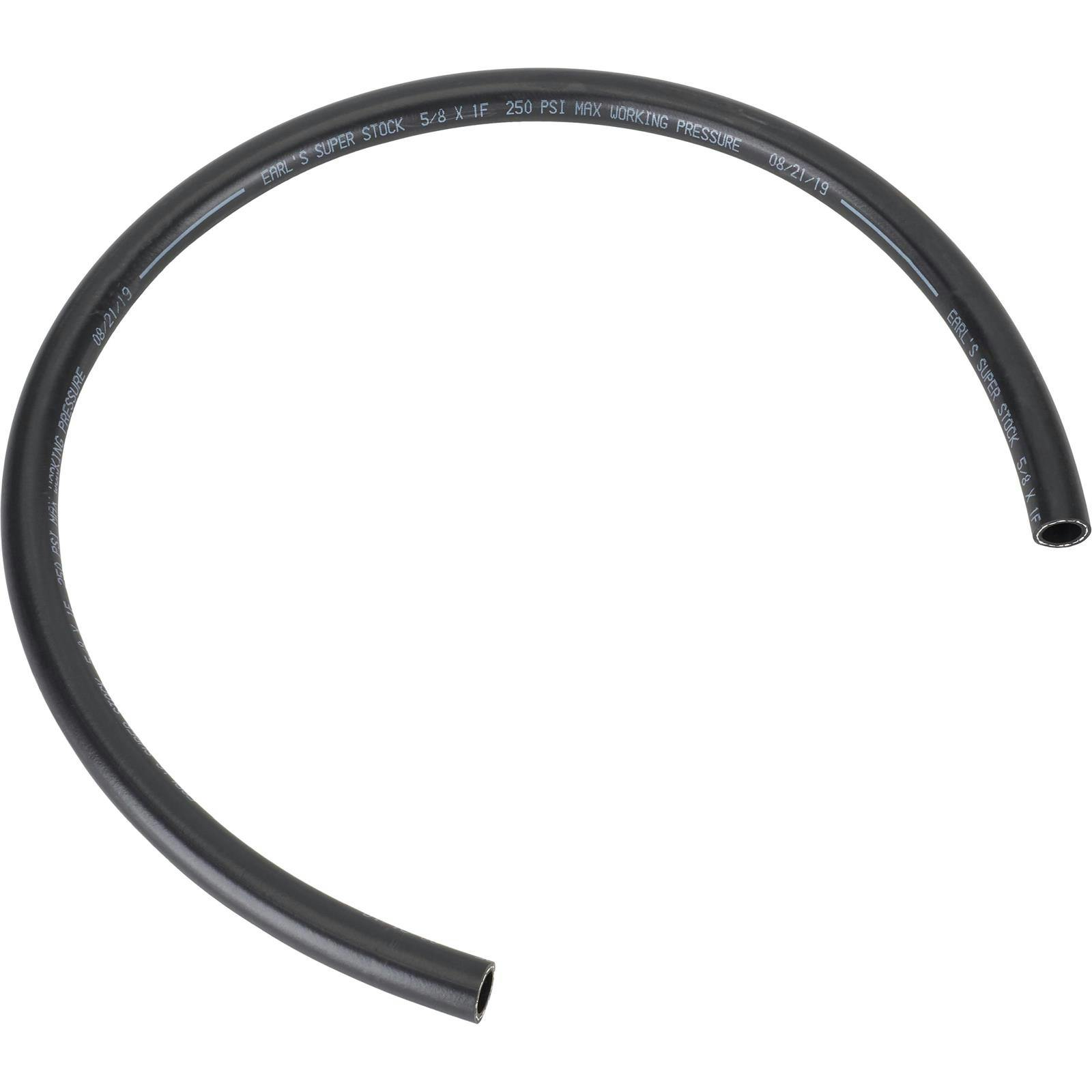 Earls 780010ERL Black Bulk Super Stock Hose, Size 10, 5/8 Inch ID