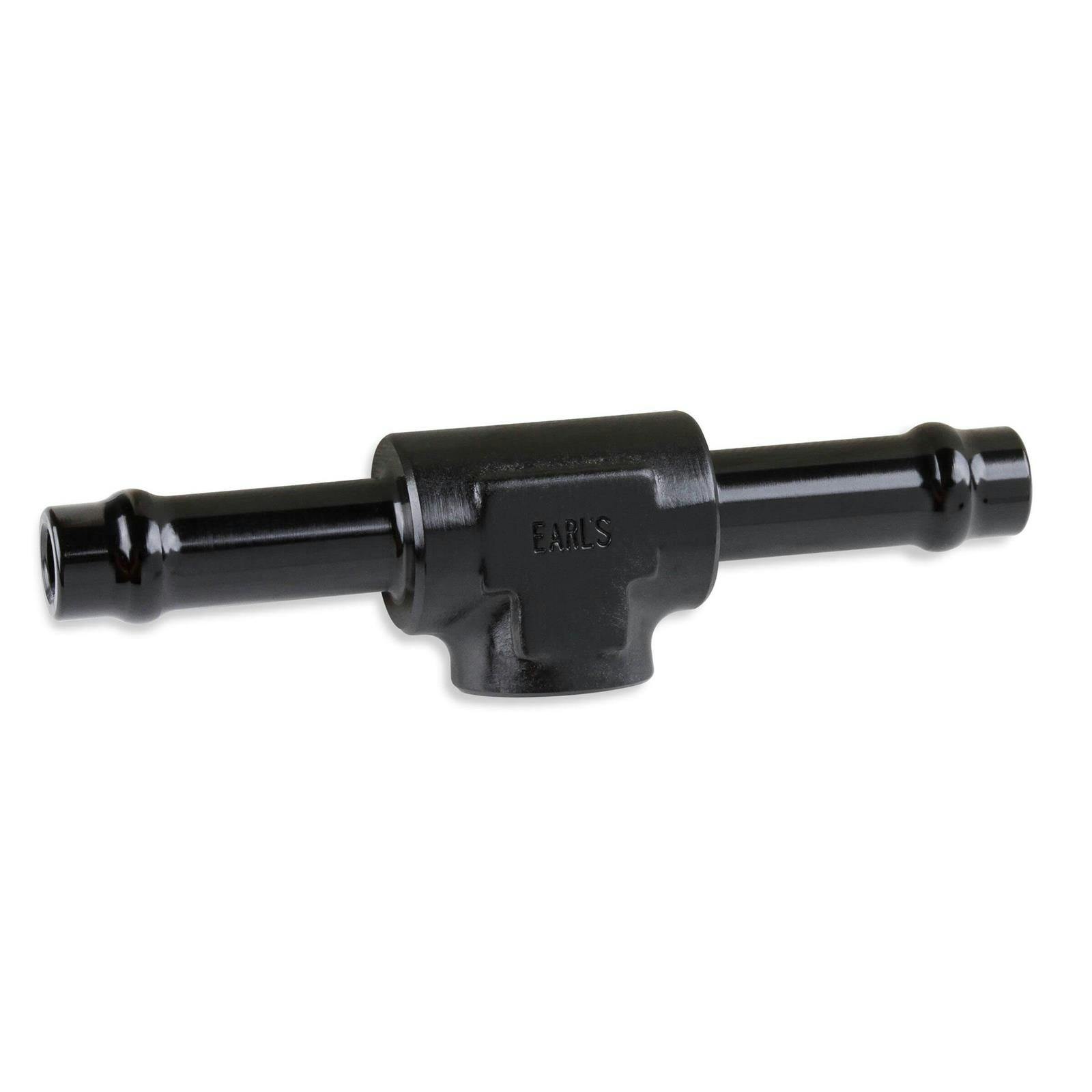 Earls 782461ERL Vapor Guard Hose Tee, 3/8 Inch, 1/8 Inch NPT Port