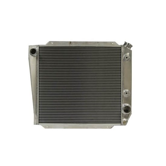 Scott Drake 8005-AL 66-77 Bronco Radiator 2-Row W/ Trans Cooler