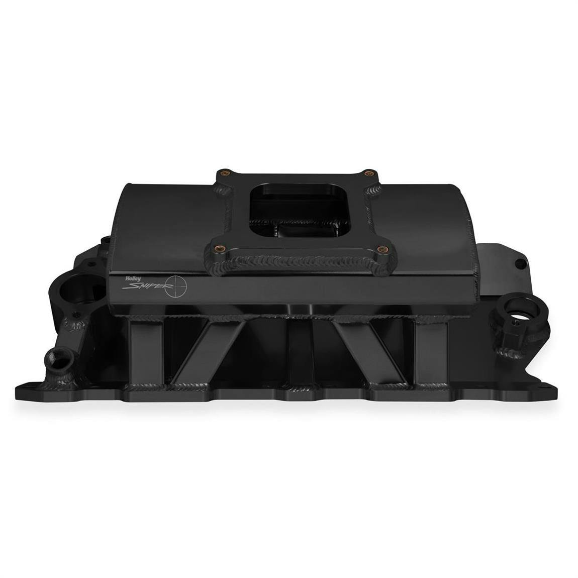 Holley Sniper 825012 Sheet Metal Intake Manifold, SBC, Black