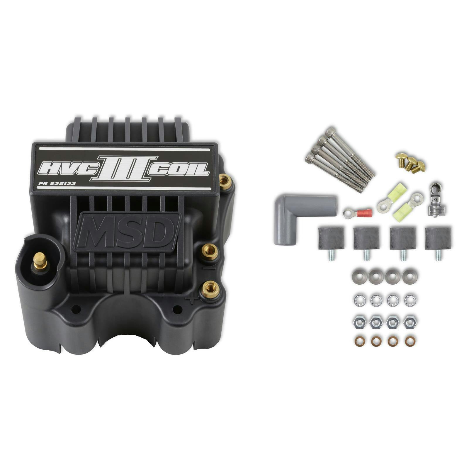 MSD 826123 MSD Ignition Coil, HVC-3 Series, Black