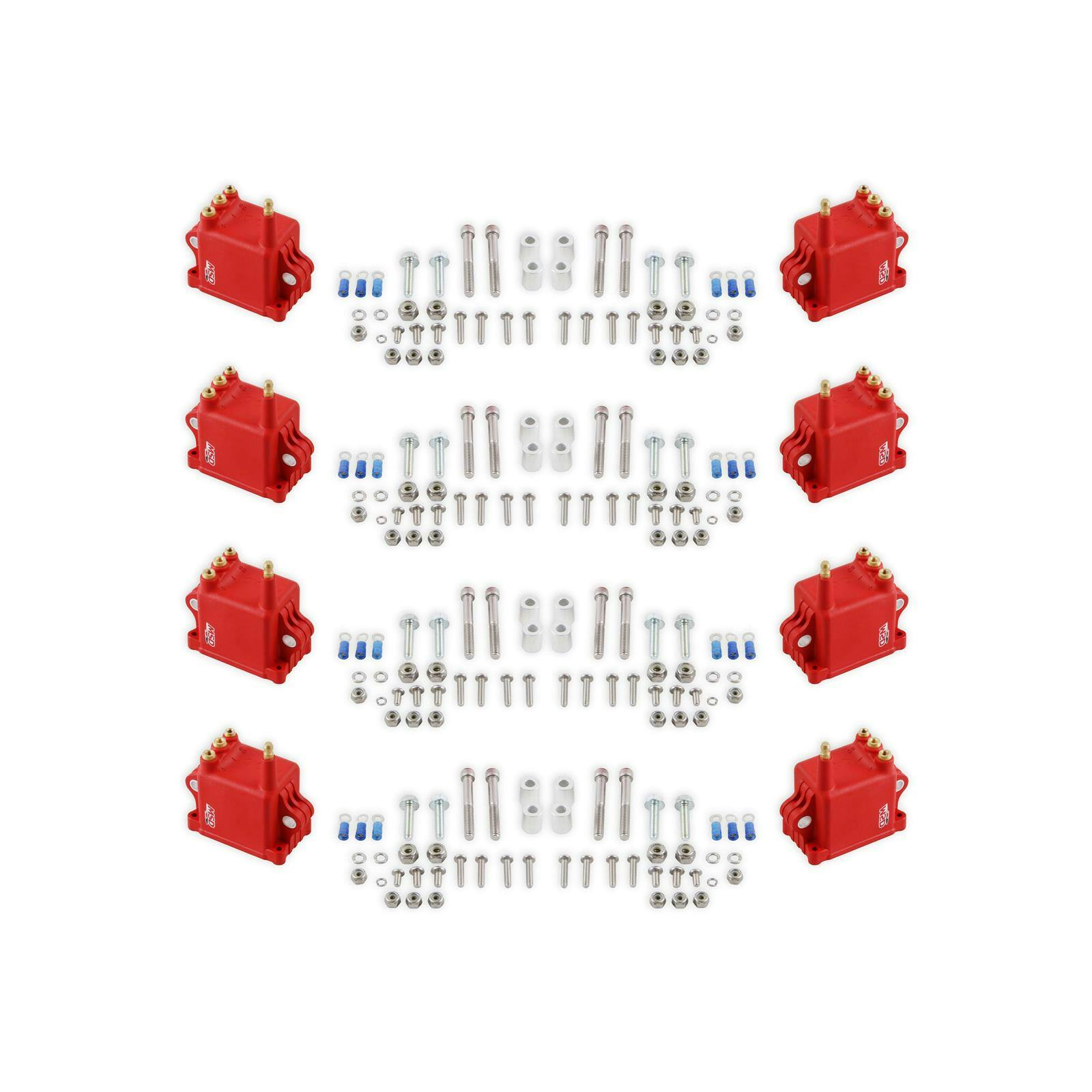 MSD 82808 Ignition Coil, High Output Pro CDI 600, 8 Pack, Red