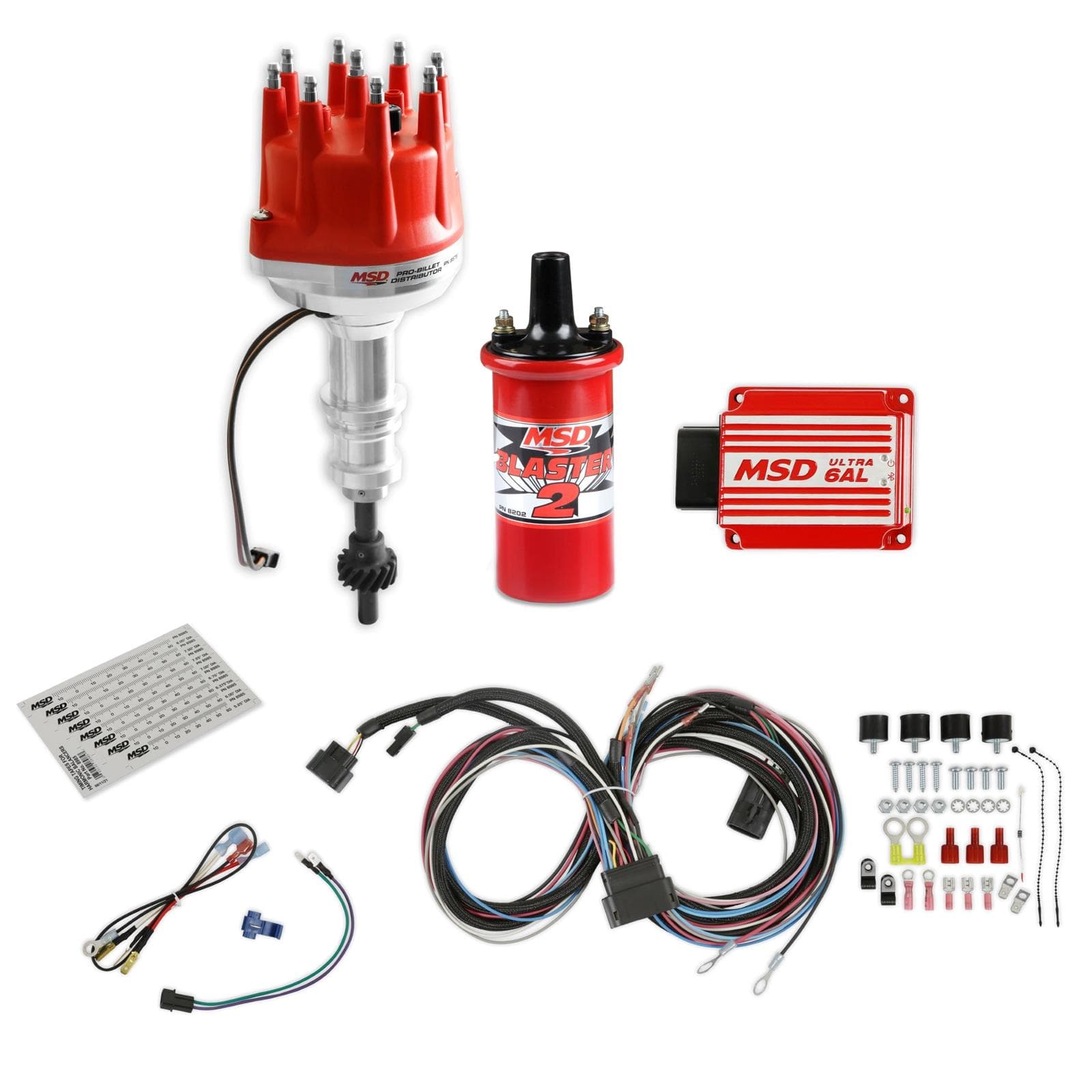 MSD 85791K SBF V8 Pro-Billet Ignition Bundle